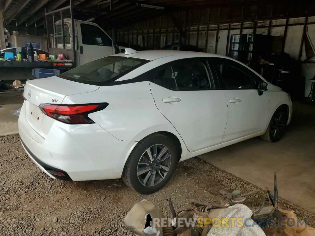 3 fotografías del automóvil dañado 3N1CN8EV0PL813128 NISSAN VERSA 2023