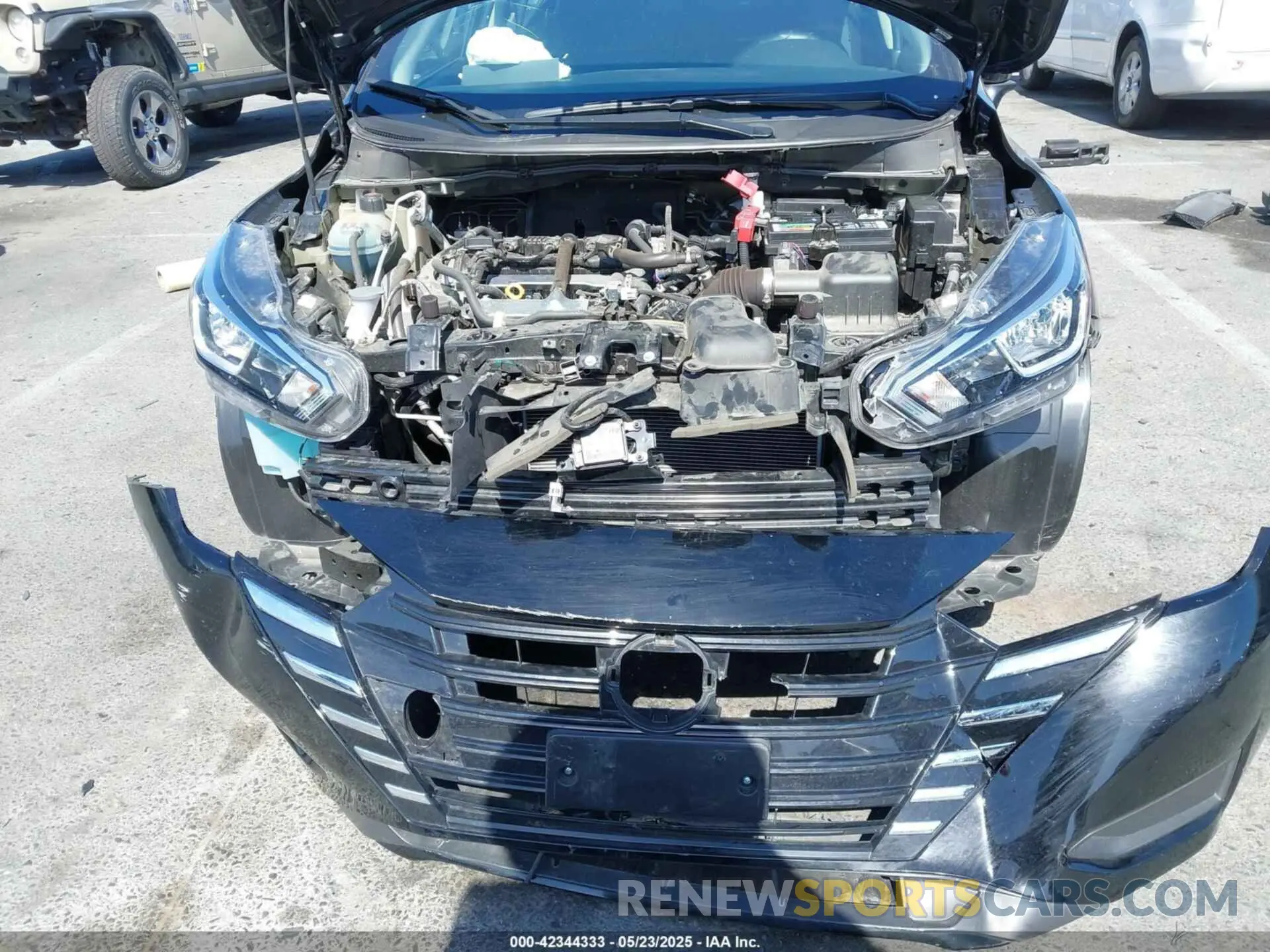 6 fotografías del automóvil dañado 3N1CN8EV0PL864631 NISSAN VERSA 2023