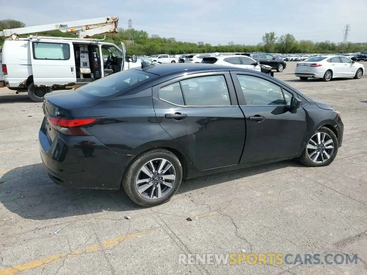 3 fotografías del automóvil dañado 3N1CN8EV1PL832755 NISSAN VERSA 2023