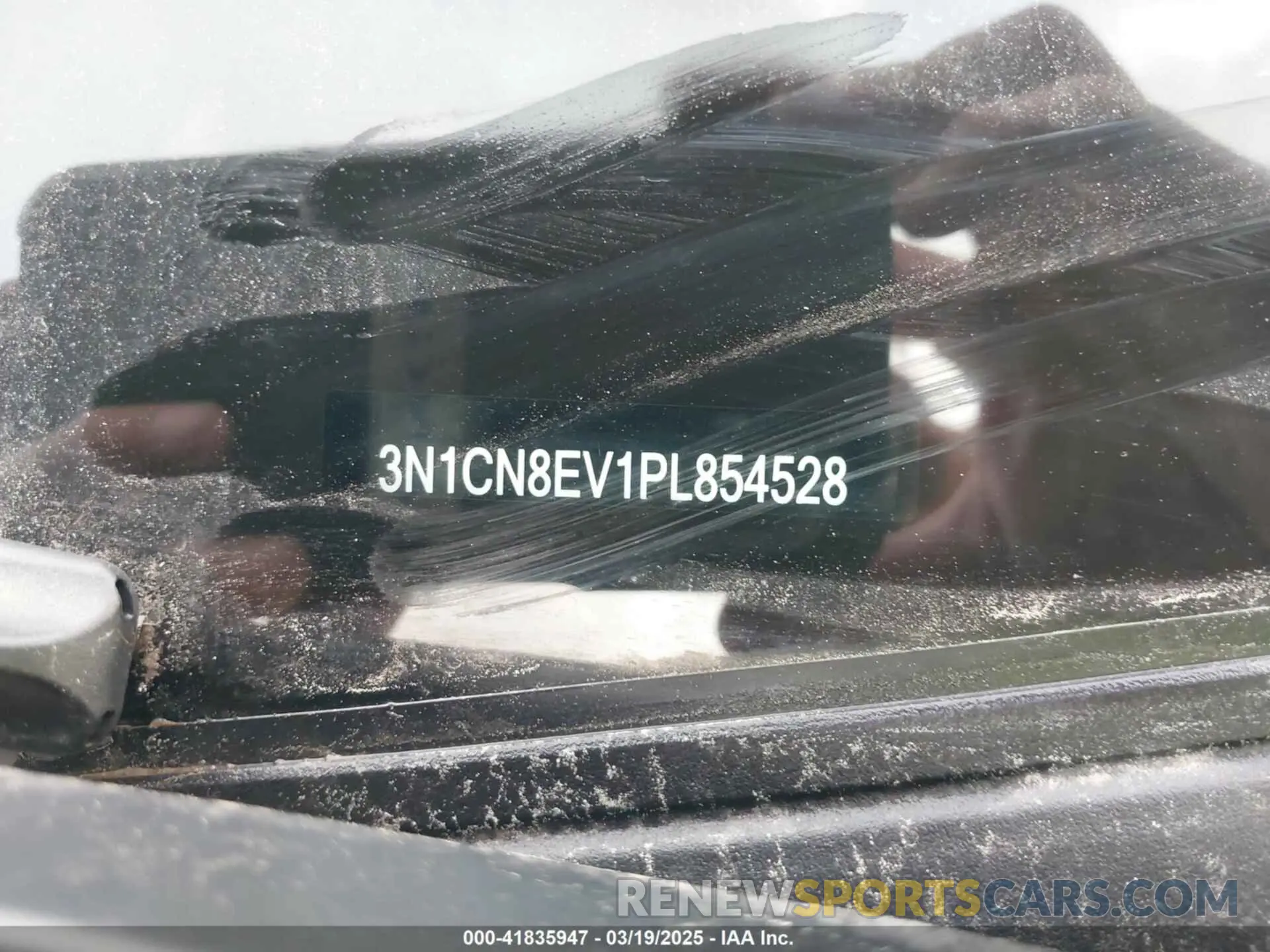 4 fotografías del automóvil dañado 3N1CN8EV1PL854528 NISSAN VERSA 2023