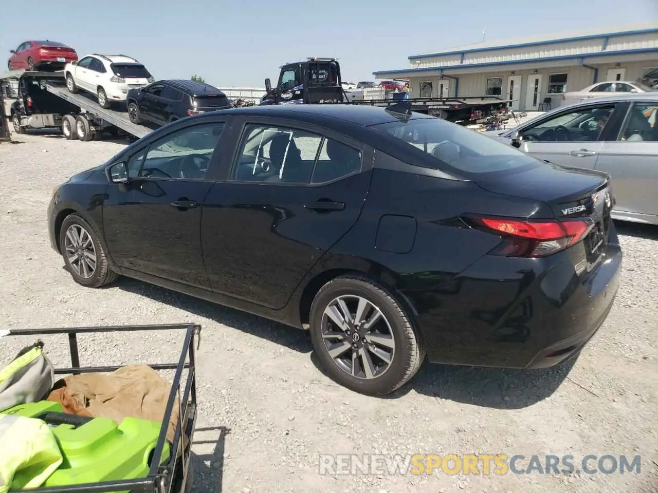 2 fotografías del automóvil dañado 3N1CN8EV5PL838140 NISSAN VERSA 2023
