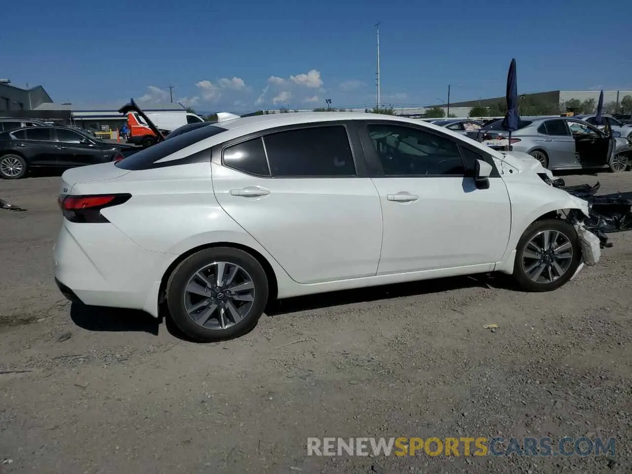 3 fotografías del automóvil dañado 3N1CN8EV5PL874233 NISSAN VERSA 2023