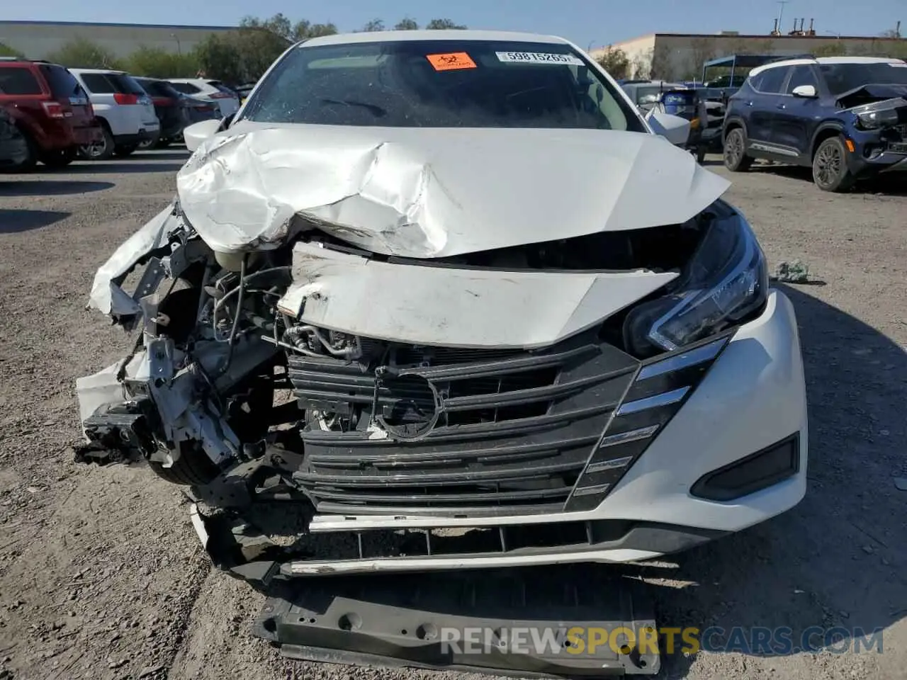 5 fotografías del automóvil dañado 3N1CN8EV5PL874233 NISSAN VERSA 2023