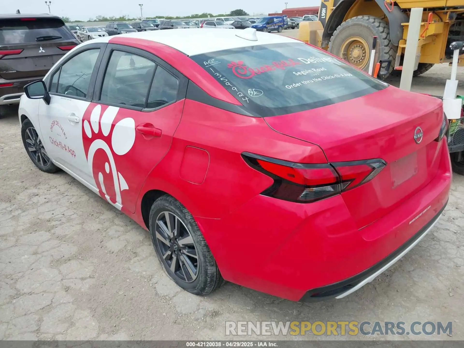 3 fotografías del automóvil dañado 3N1CN8EV7PL838348 NISSAN VERSA 2023