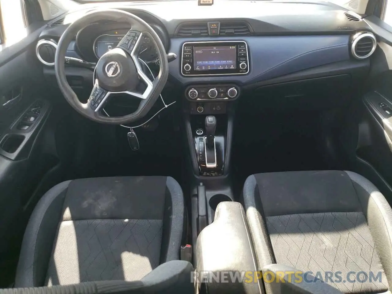 8 fotografías del automóvil dañado 3N1CN8EVXPL820278 NISSAN VERSA 2023