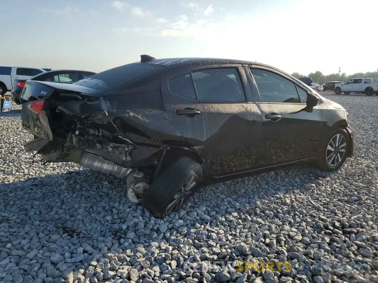 3 fotografías del automóvil dañado 3N1CN8EVXPL859338 NISSAN VERSA 2023
