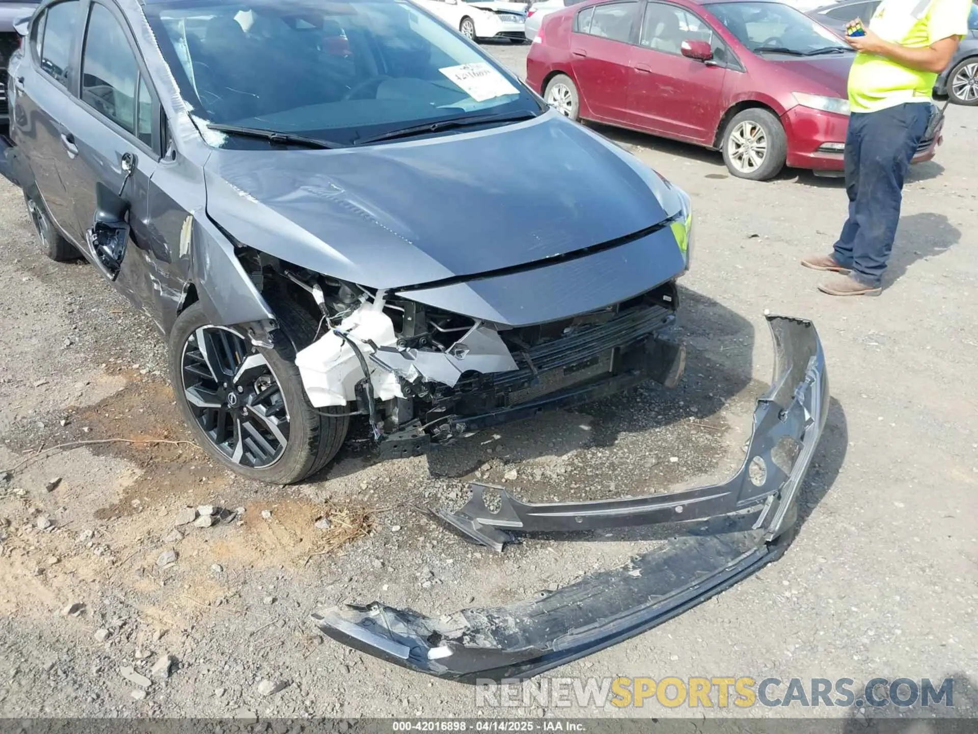 6 fotografías del automóvil dañado 3N1CN8FV9PL860303 NISSAN VERSA 2023
