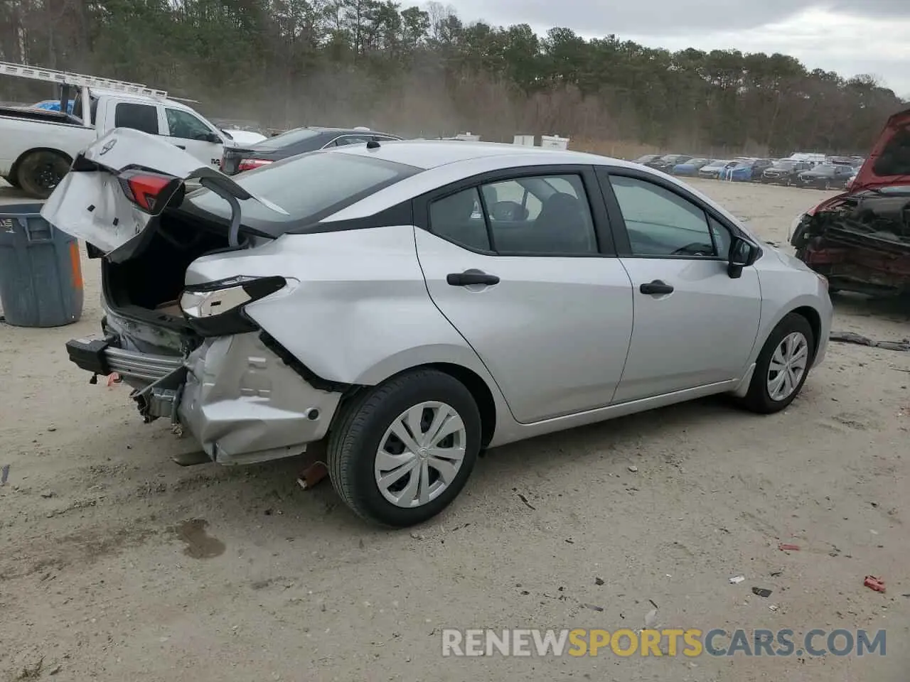 3 fotografías del automóvil dañado 3N1CN8DV1RL837622 NISSAN VERSA 2024