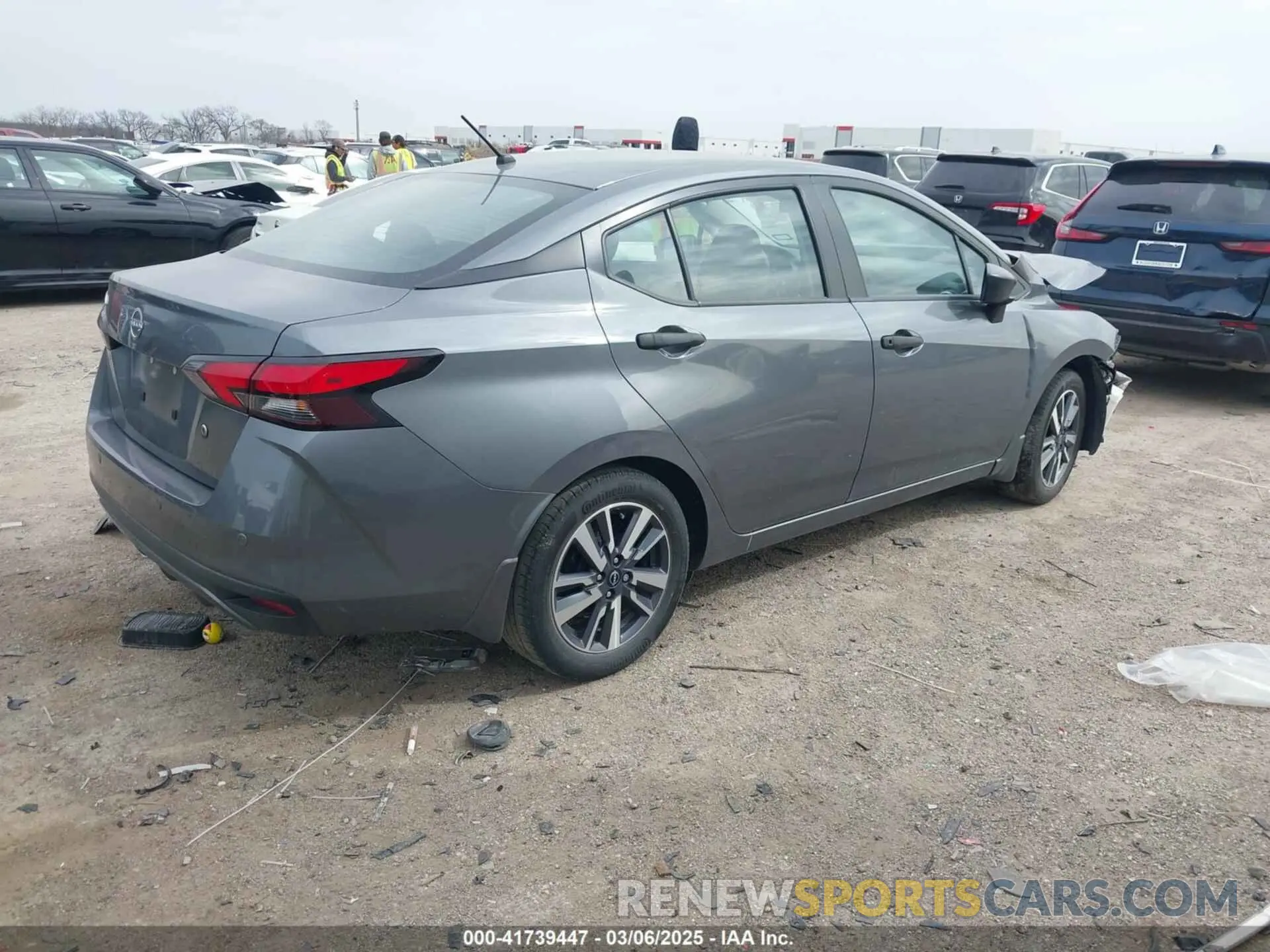 4 fotografías del automóvil dañado 3N1CN8DV2RL826287 NISSAN VERSA 2024