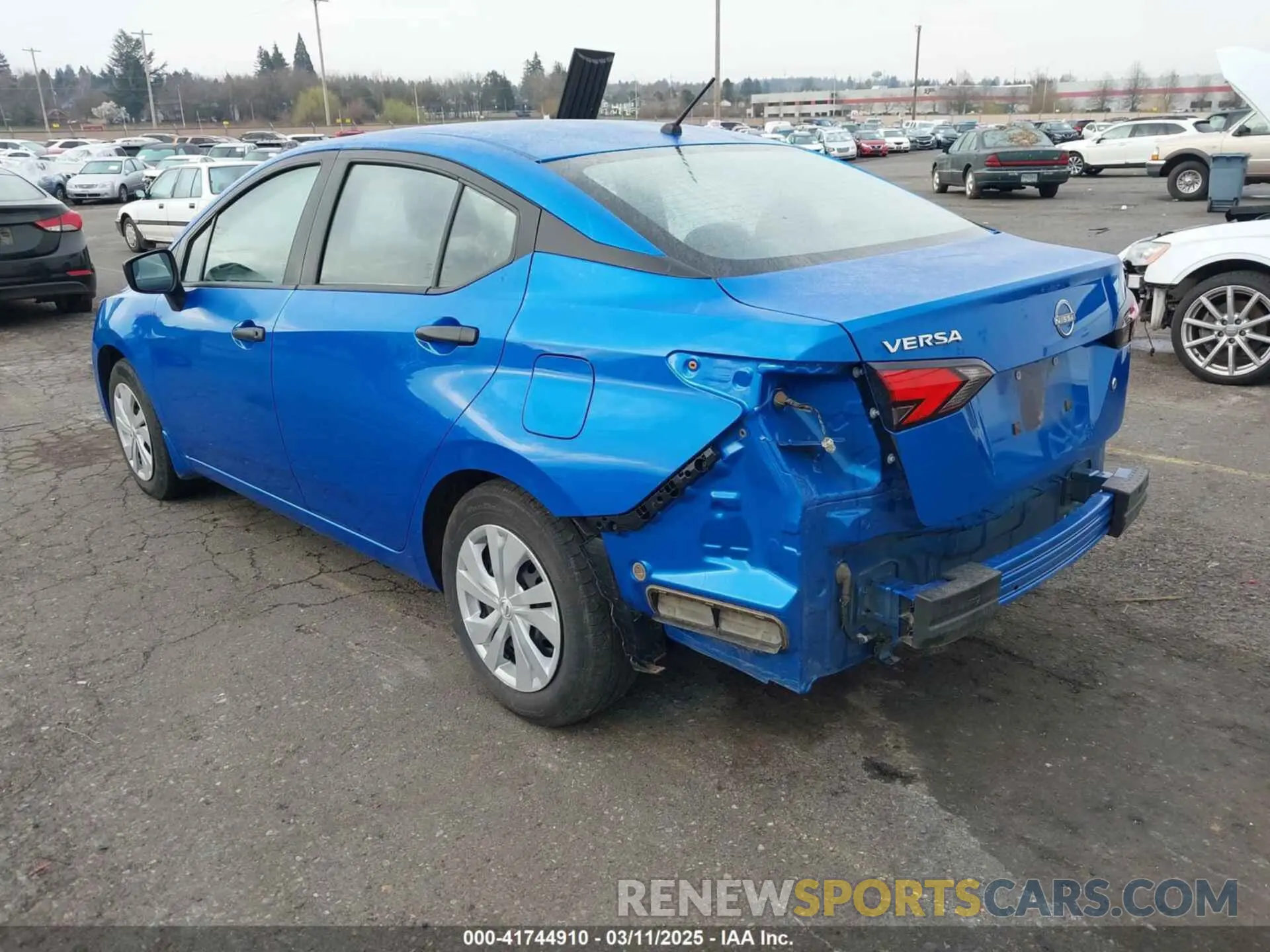 3 fotografías del automóvil dañado 3N1CN8DV2RL845373 NISSAN VERSA 2024