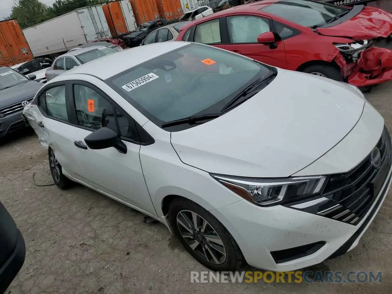 4 fotografías del automóvil dañado 3N1CN8DV4RL874244 NISSAN VERSA 2024