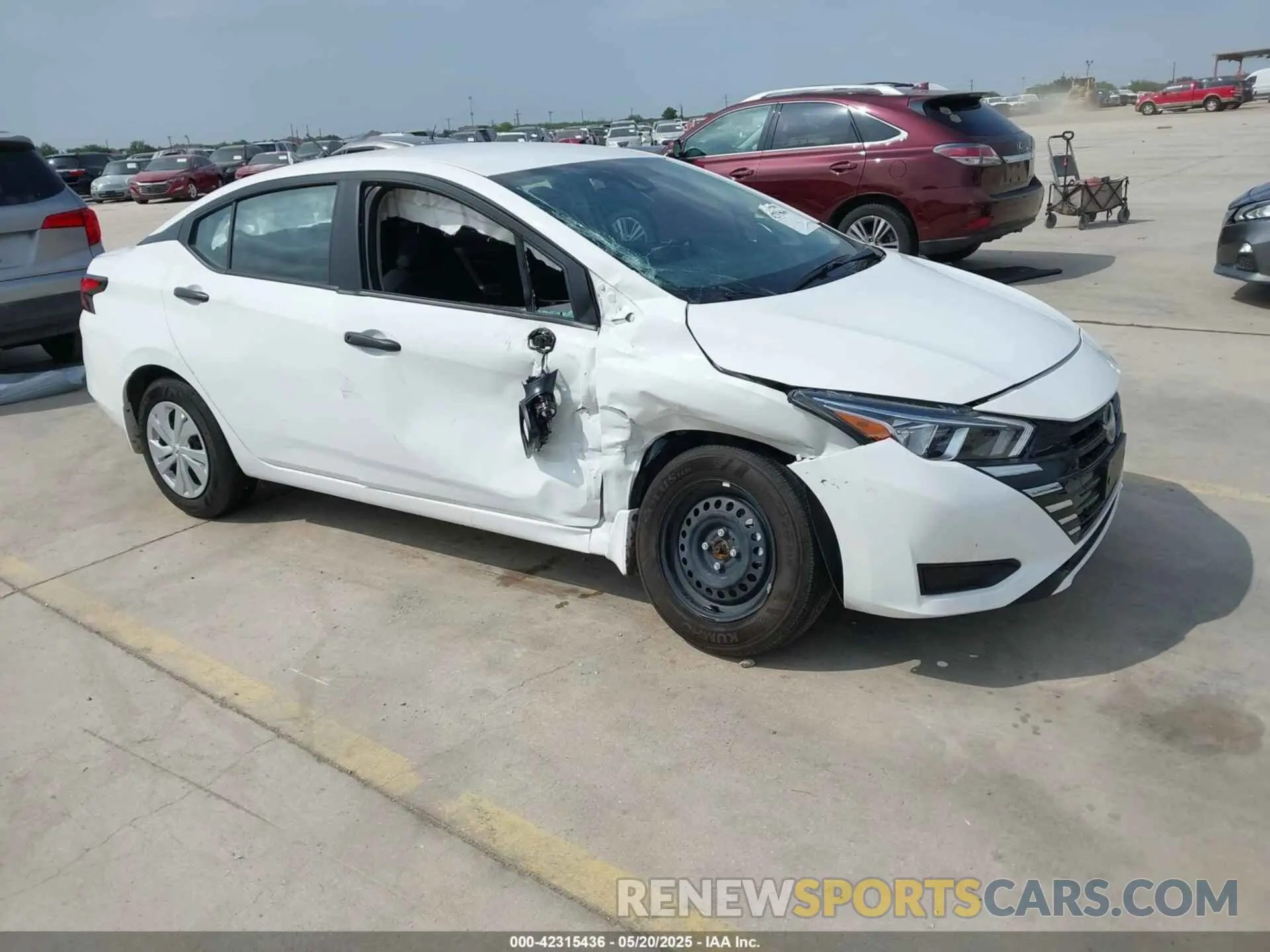 1 fotografías del automóvil dañado 3N1CN8DV4RL914225 NISSAN VERSA 2024