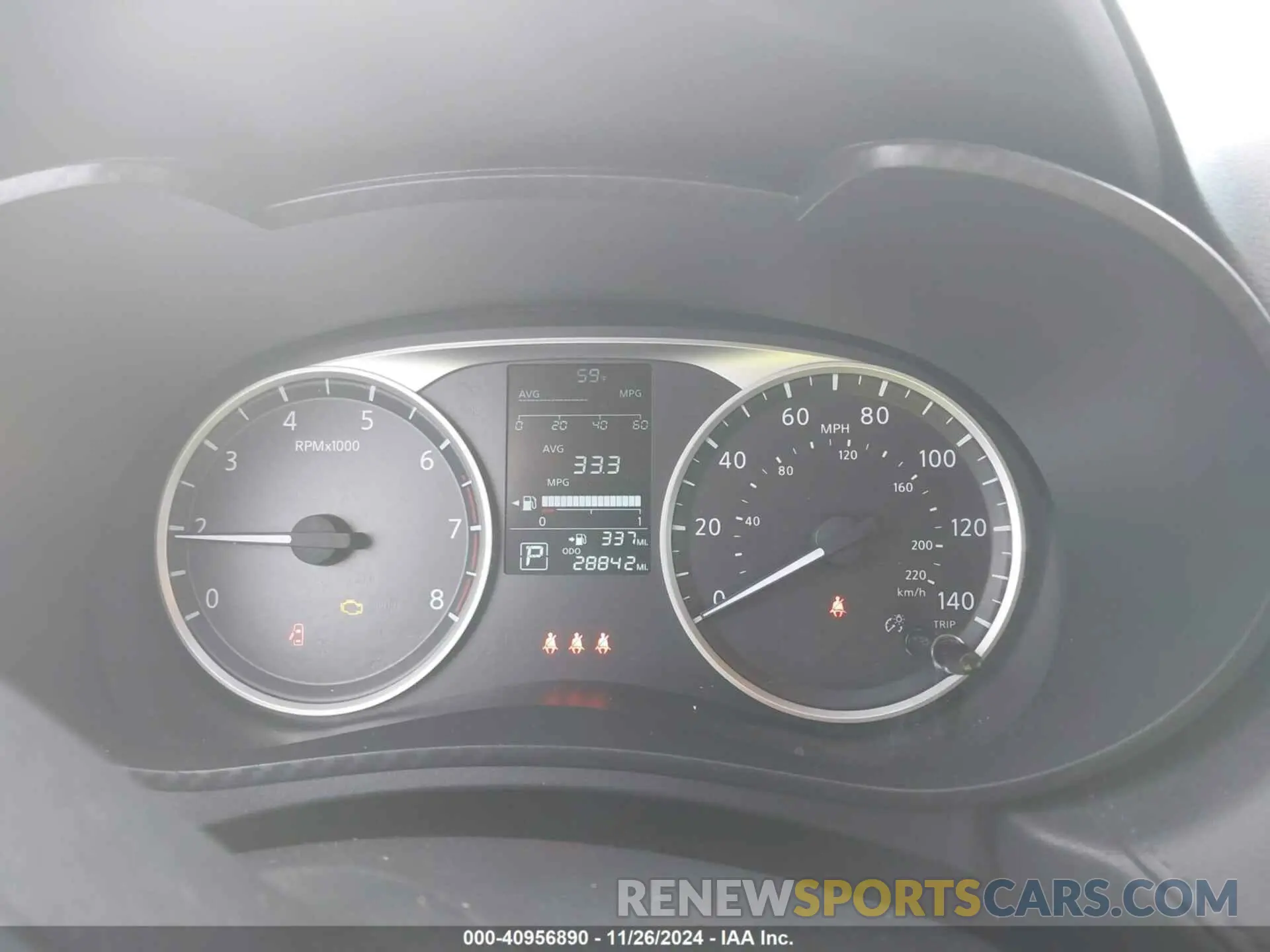 7 fotografías del automóvil dañado 3N1CN8DV5RL867500 NISSAN VERSA 2024
