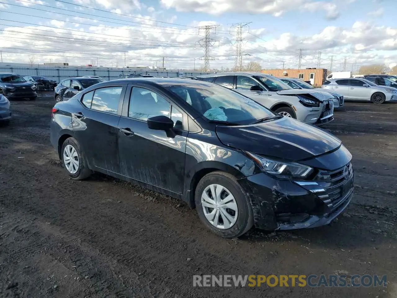4 fotografías del automóvil dañado 3N1CN8DV5RL927405 NISSAN VERSA 2024