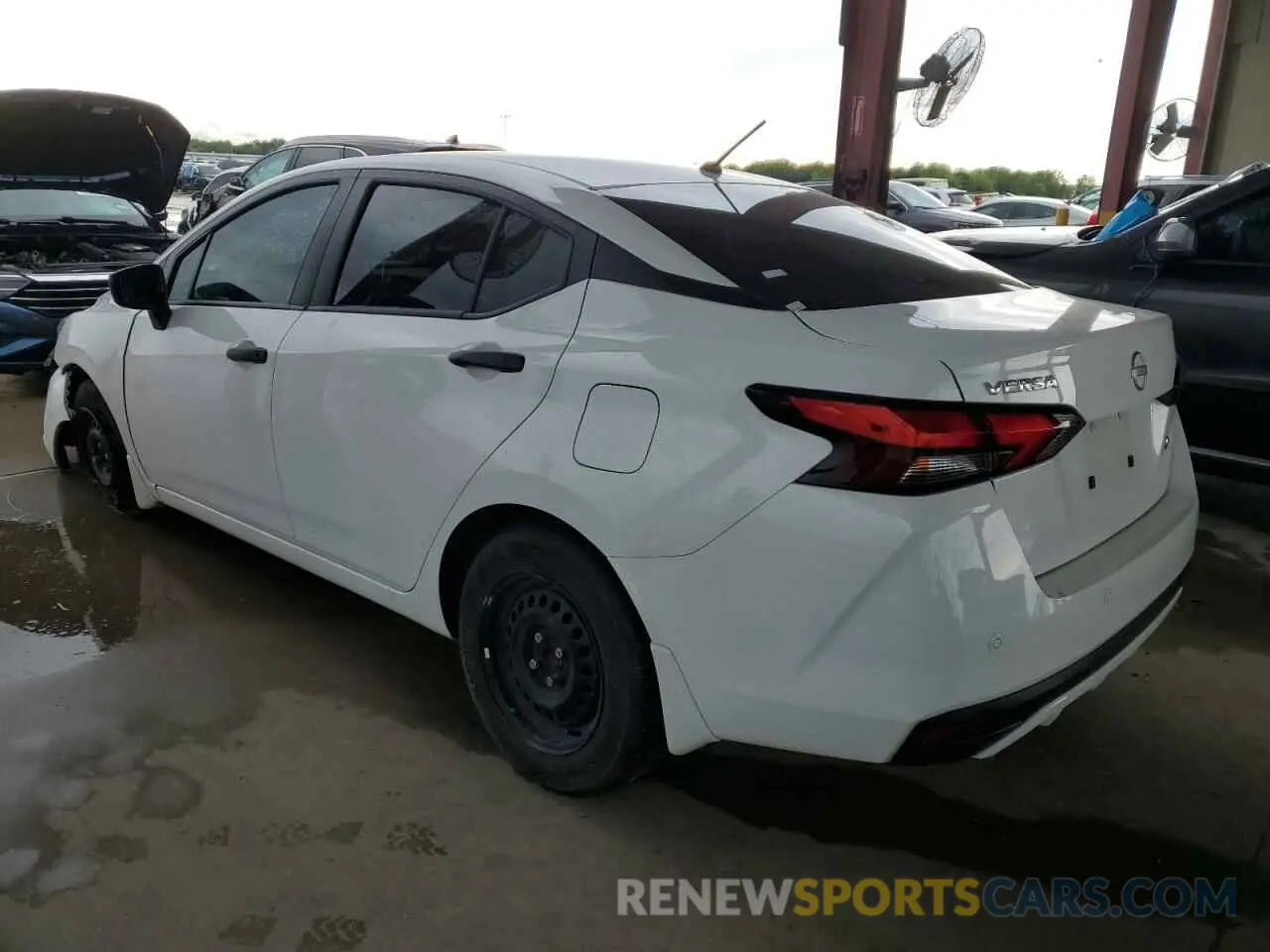 2 fotografías del automóvil dañado 3N1CN8DV6RL878635 NISSAN VERSA 2024