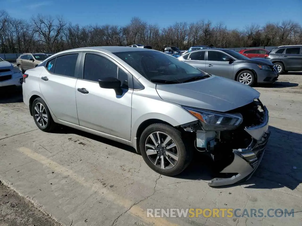 4 fotografías del automóvil dañado 3N1CN8DV8RL847581 NISSAN VERSA 2024