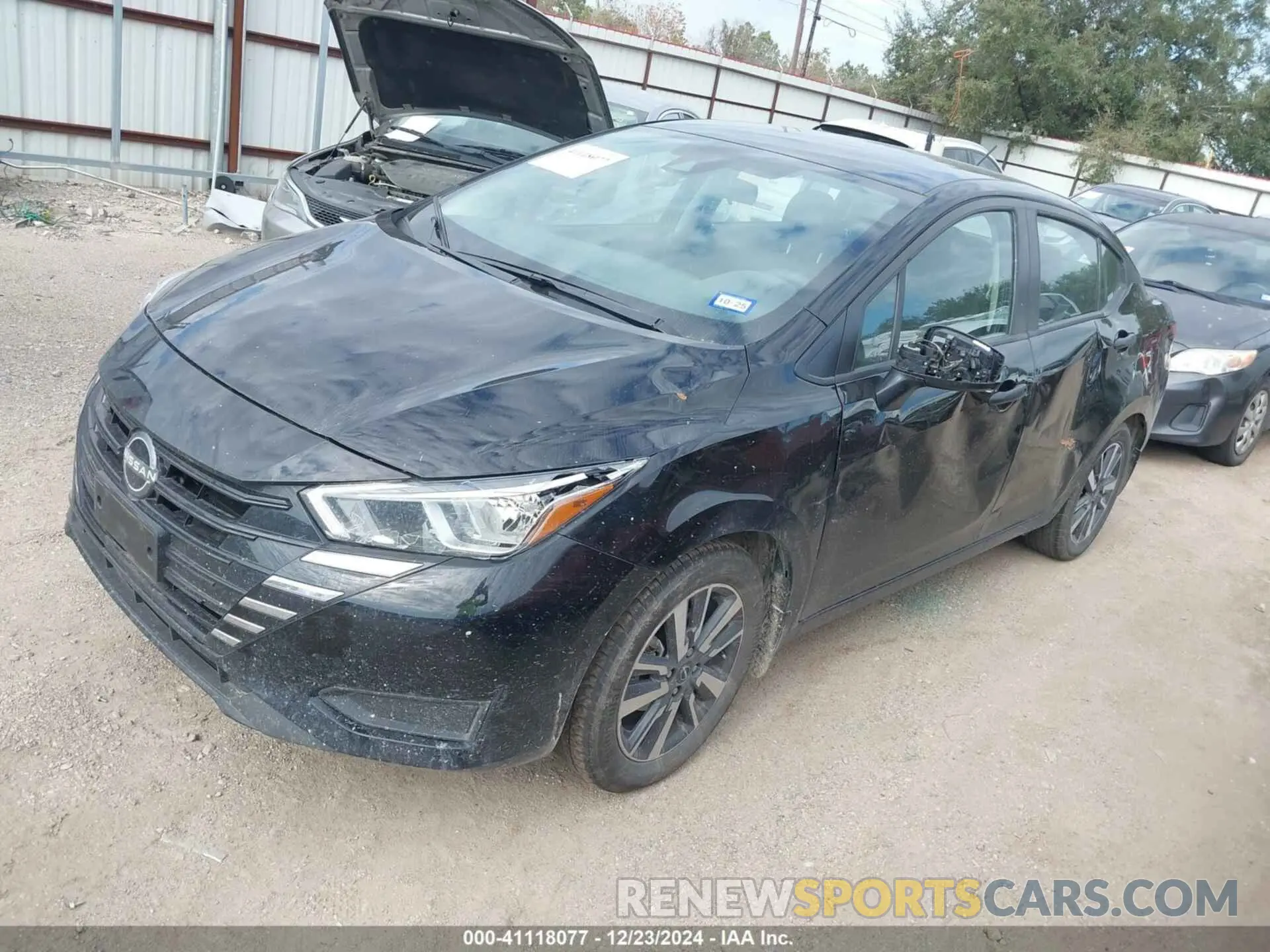 2 fotografías del automóvil dañado 3N1CN8DV9RL819613 NISSAN VERSA 2024