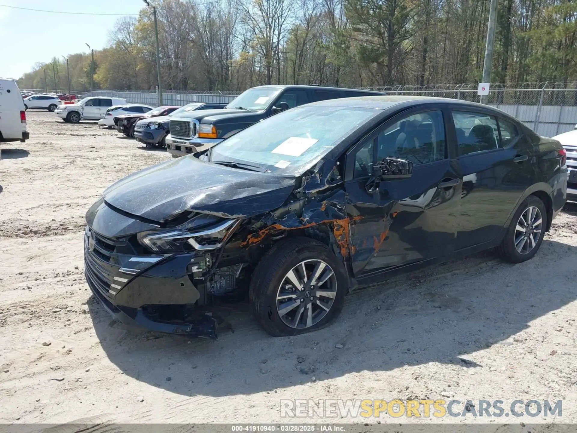 6 fotografías del automóvil dañado 3N1CN8DV9RL849940 NISSAN VERSA 2024
