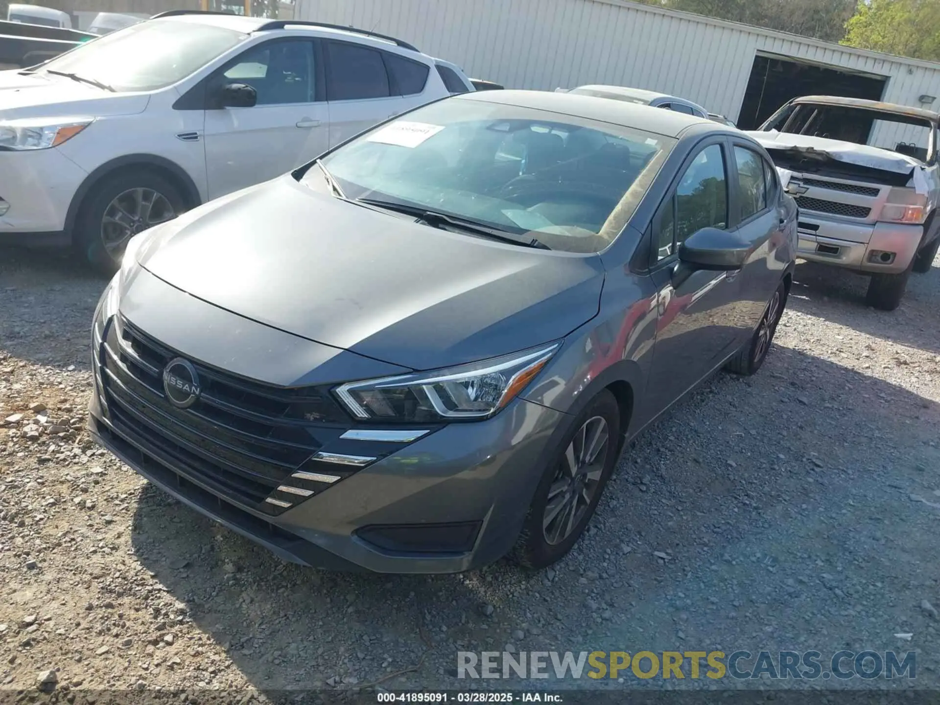 2 fotografías del automóvil dañado 3N1CN8EV0RL830904 NISSAN VERSA 2024