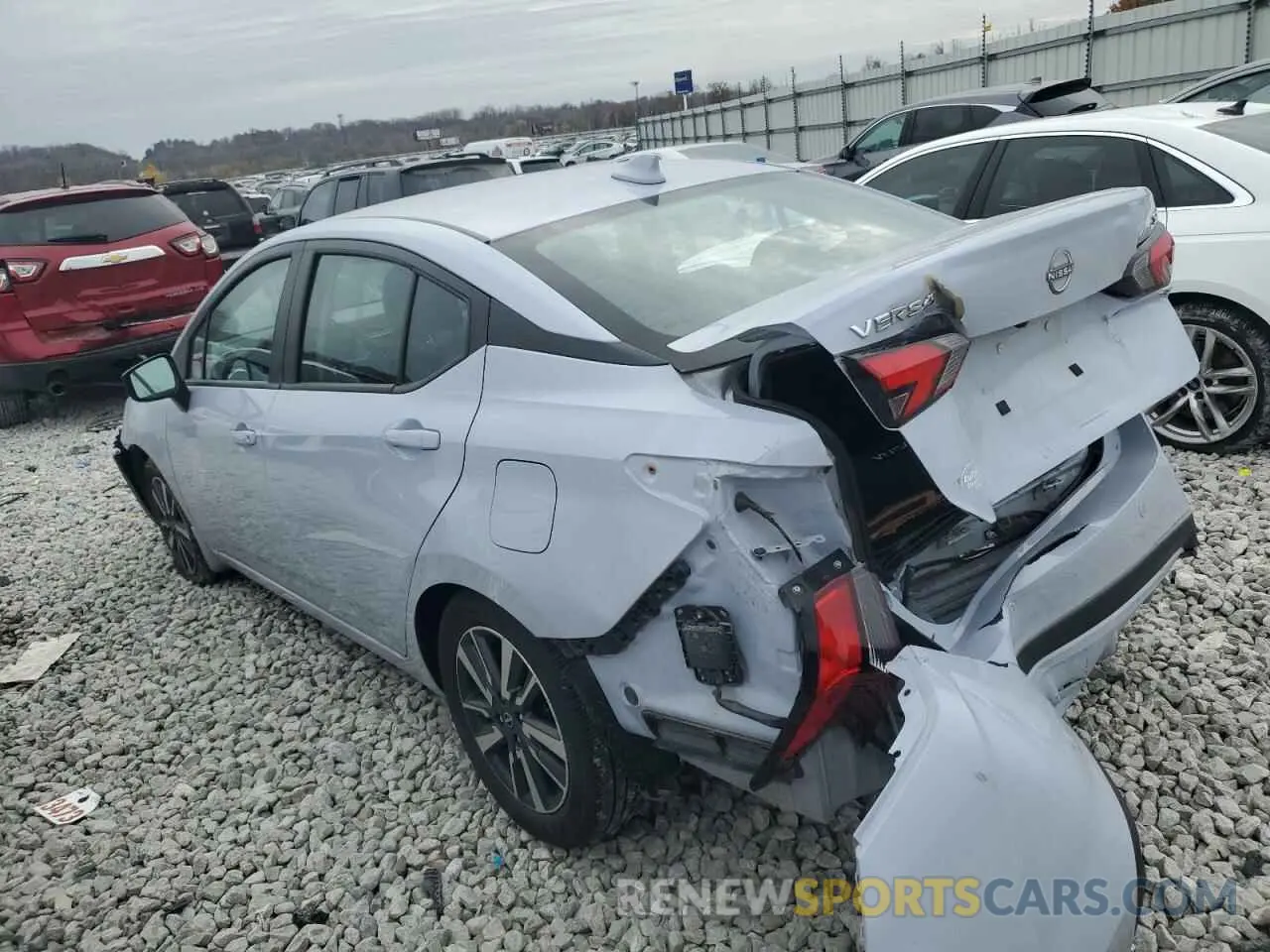 2 fotografías del automóvil dañado 3N1CN8EV0RL864907 NISSAN VERSA 2024
