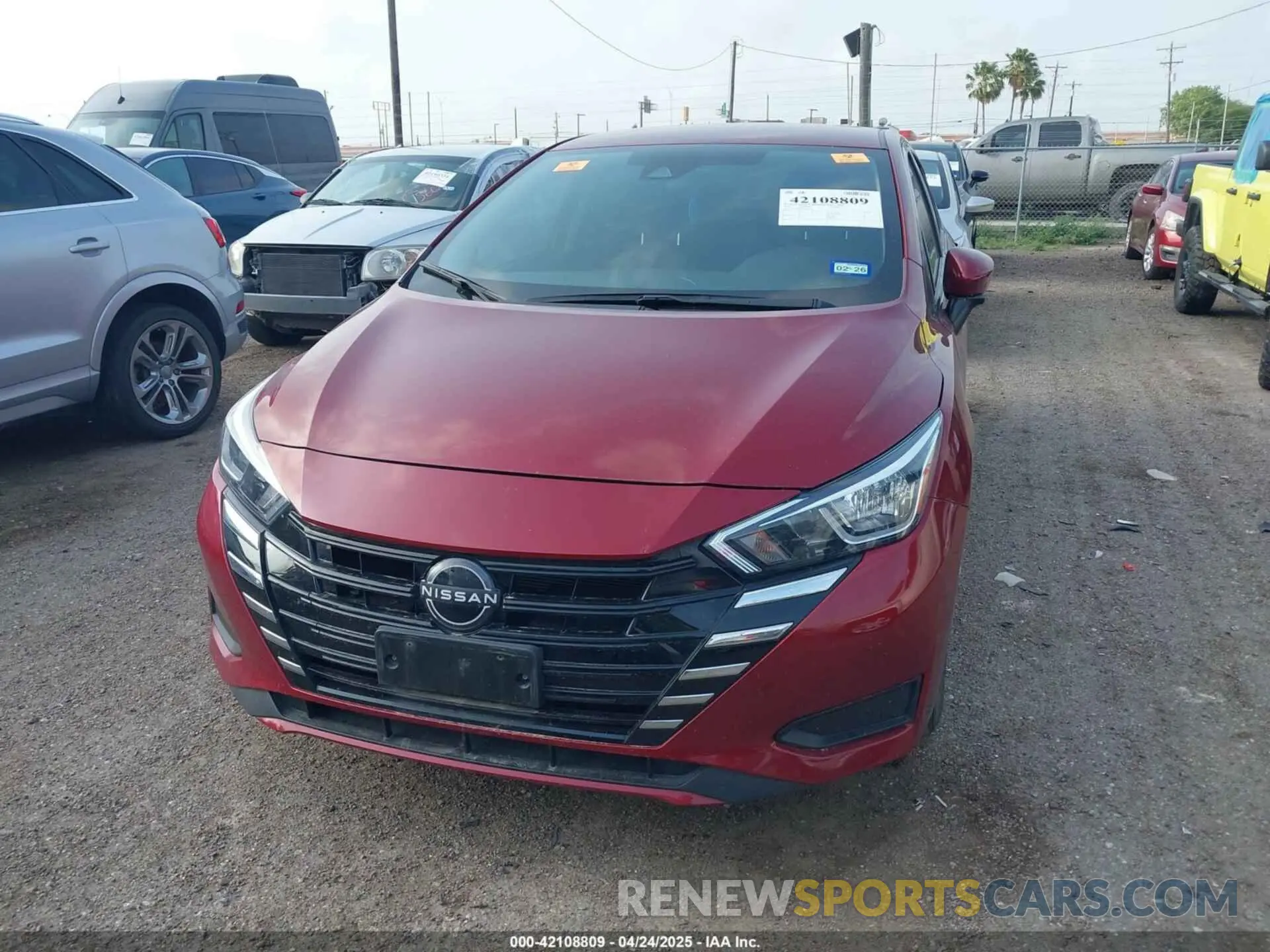 6 fotografías del automóvil dañado 3N1CN8EV2RL866268 NISSAN VERSA 2024