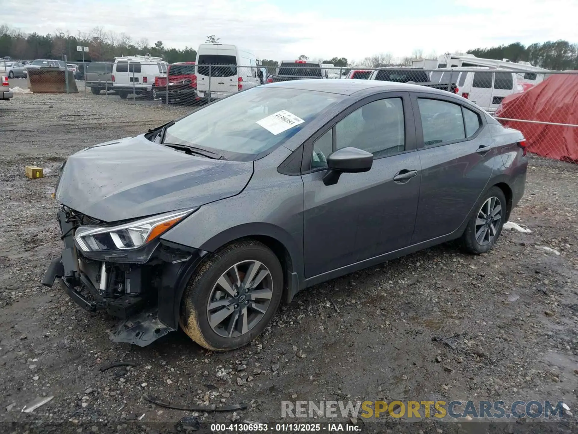 2 fotografías del automóvil dañado 3N1CN8EV2RL878145 NISSAN VERSA 2024