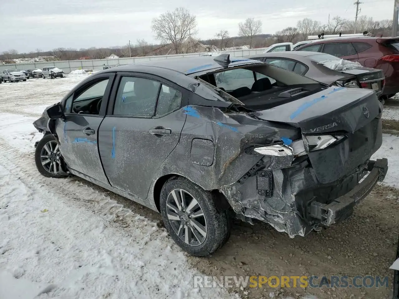 2 fotografías del automóvil dañado 3N1CN8EV8RL872799 NISSAN VERSA 2024