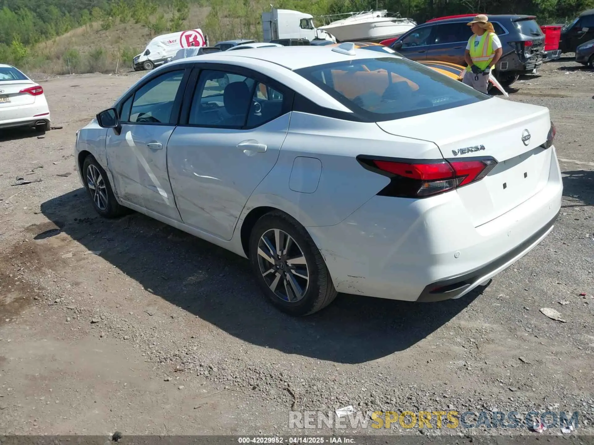 3 fotografías del automóvil dañado 3N1CN8EV8RL889974 NISSAN VERSA 2024
