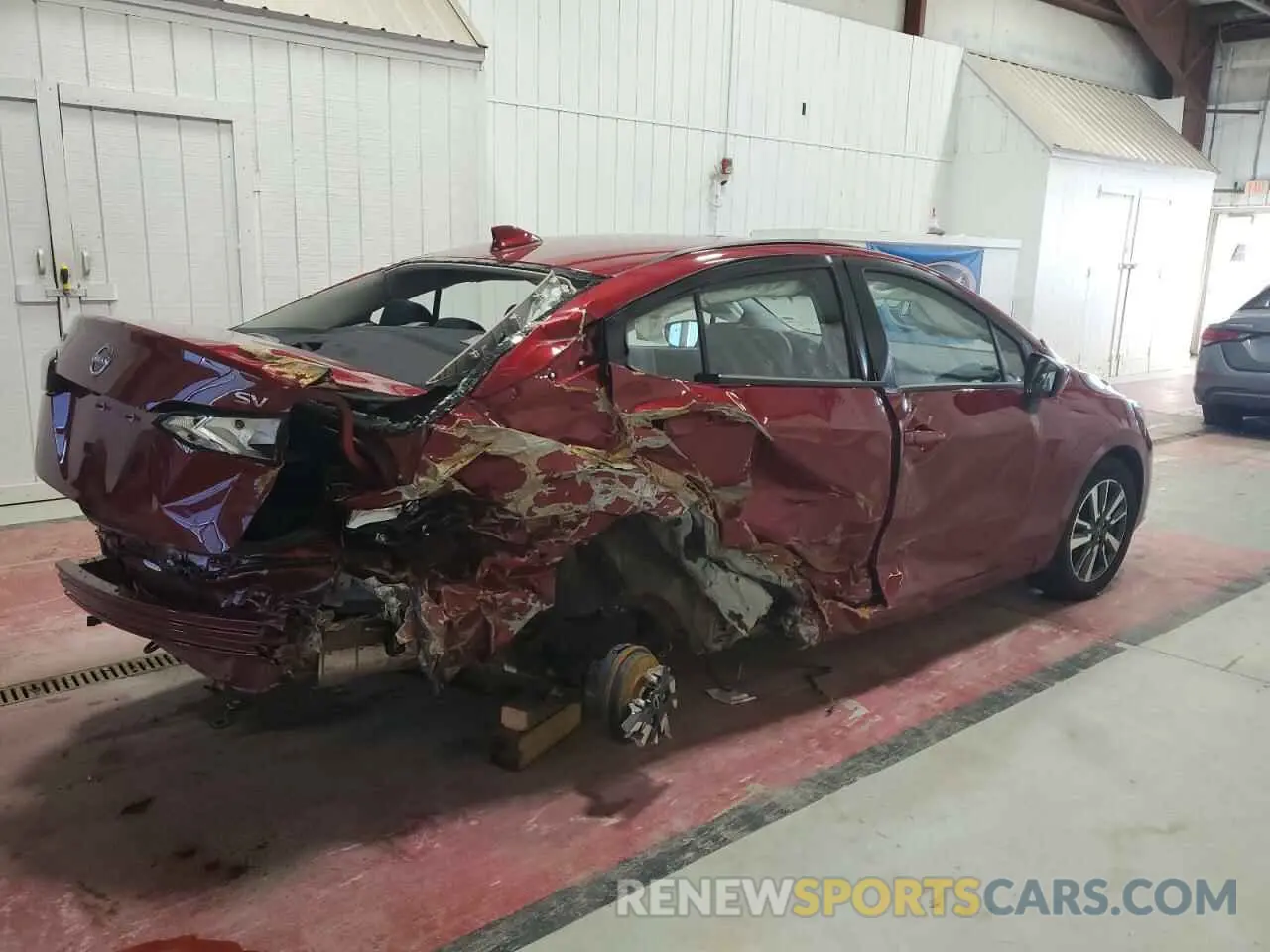 3 fotografías del automóvil dañado 3N1CN8EV8RL910824 NISSAN VERSA 2024