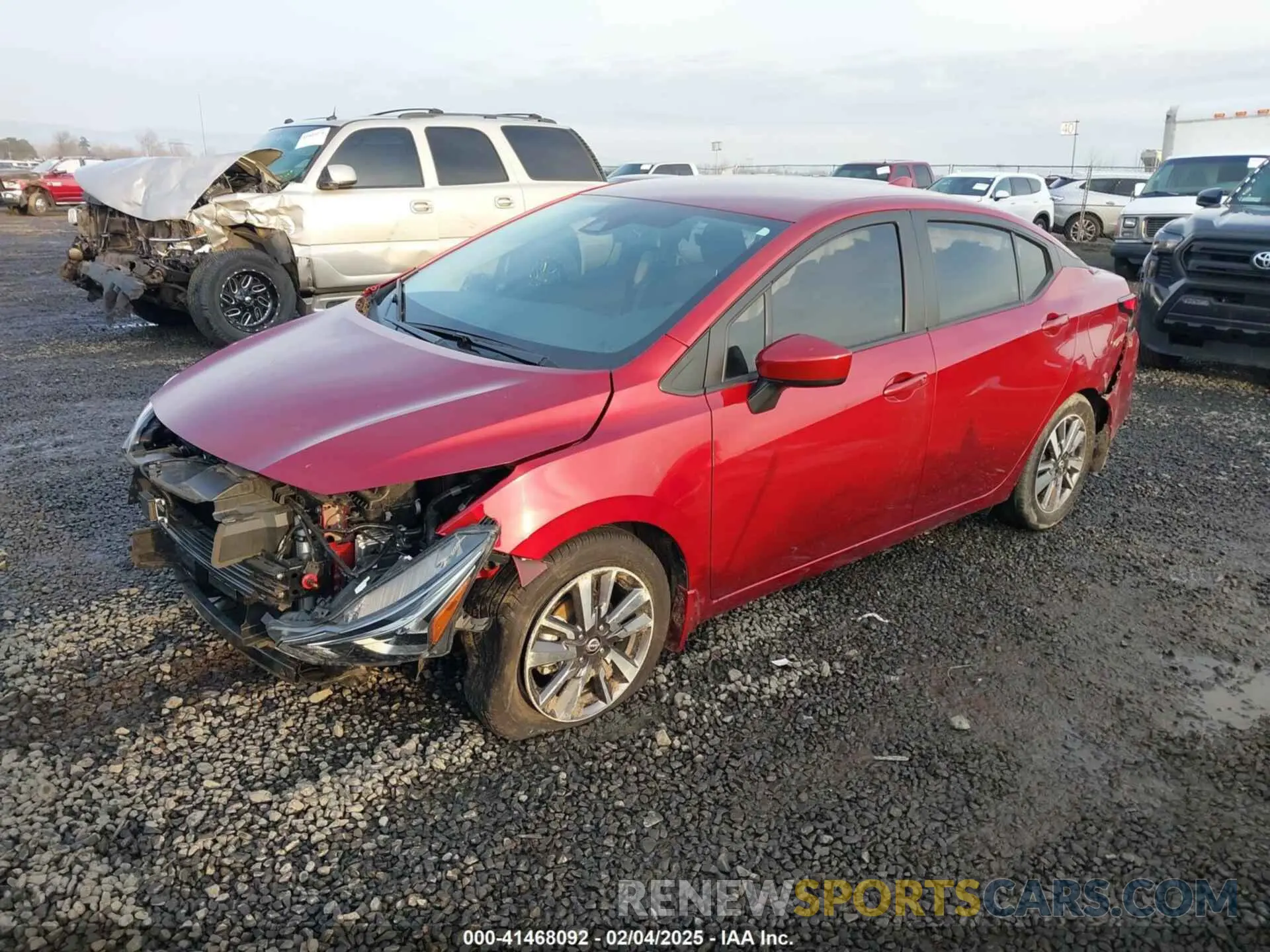 2 fotografías del automóvil dañado 3N1CN8EV9RL846910 NISSAN VERSA 2024