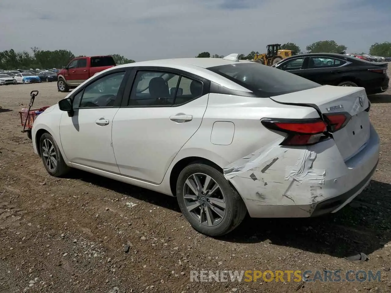 2 fotografías del automóvil dañado 3N1CN8EV9RL904448 NISSAN VERSA 2024