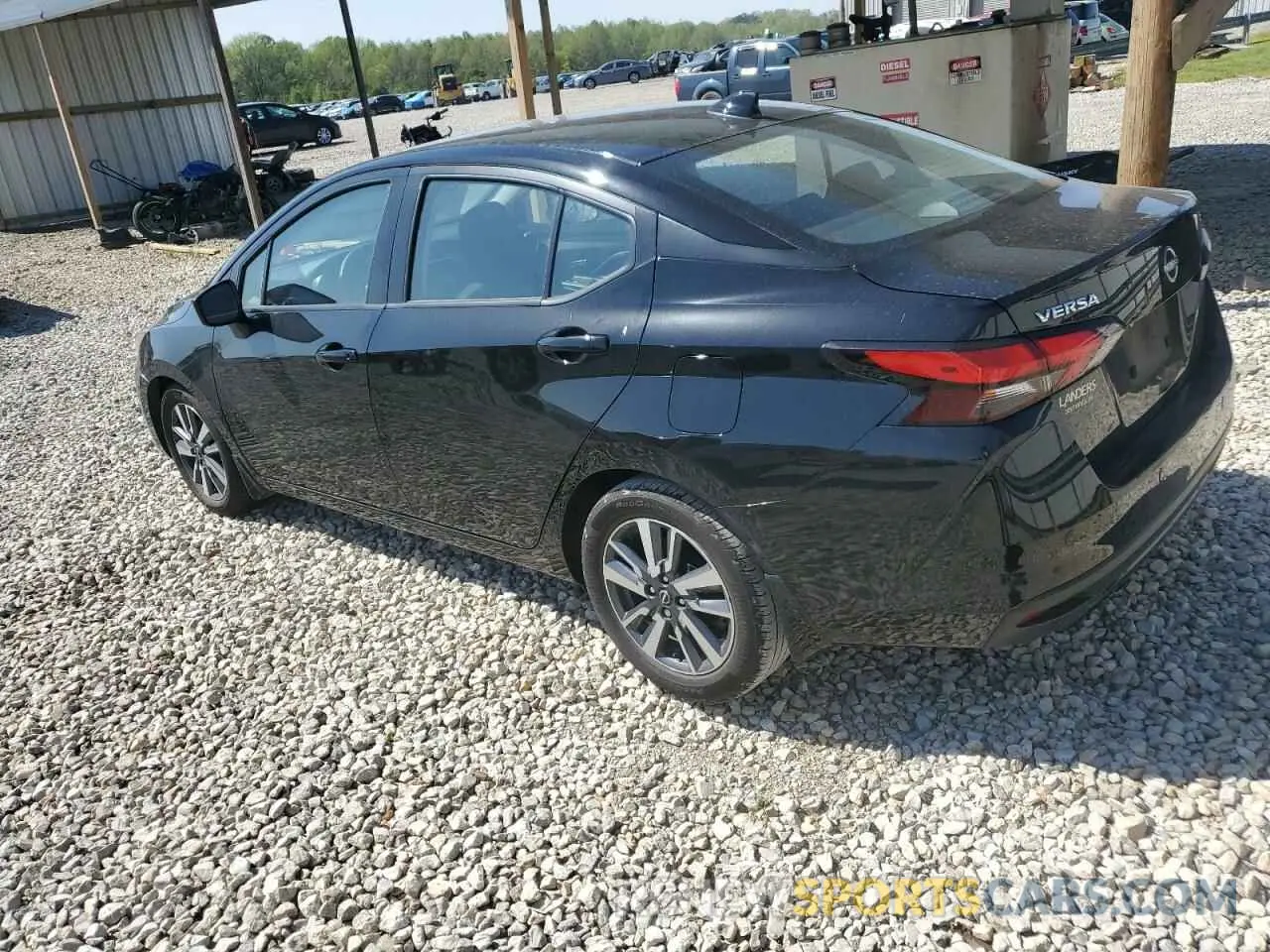 2 fotografías del automóvil dañado 3N1CN8EVXRL832272 NISSAN VERSA 2024