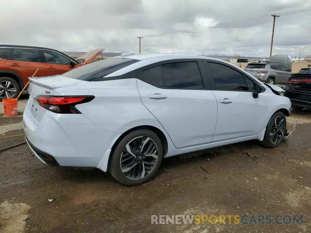 3 fotografías del automóvil dañado 3N1CN8FV5RL926218 NISSAN VERSA 2024