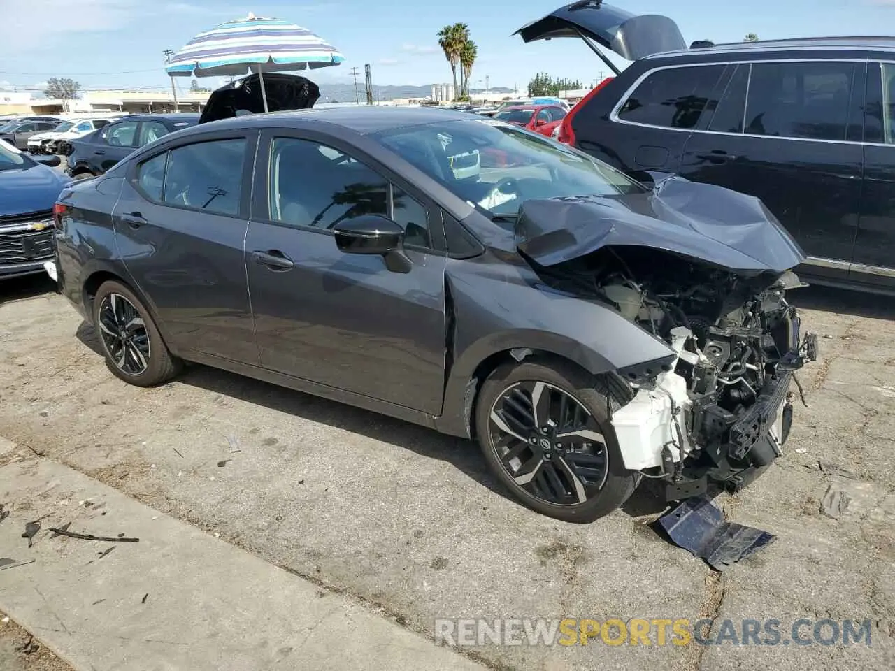 4 fotografías del automóvil dañado 3N1CN8FV9RL913861 NISSAN VERSA 2024