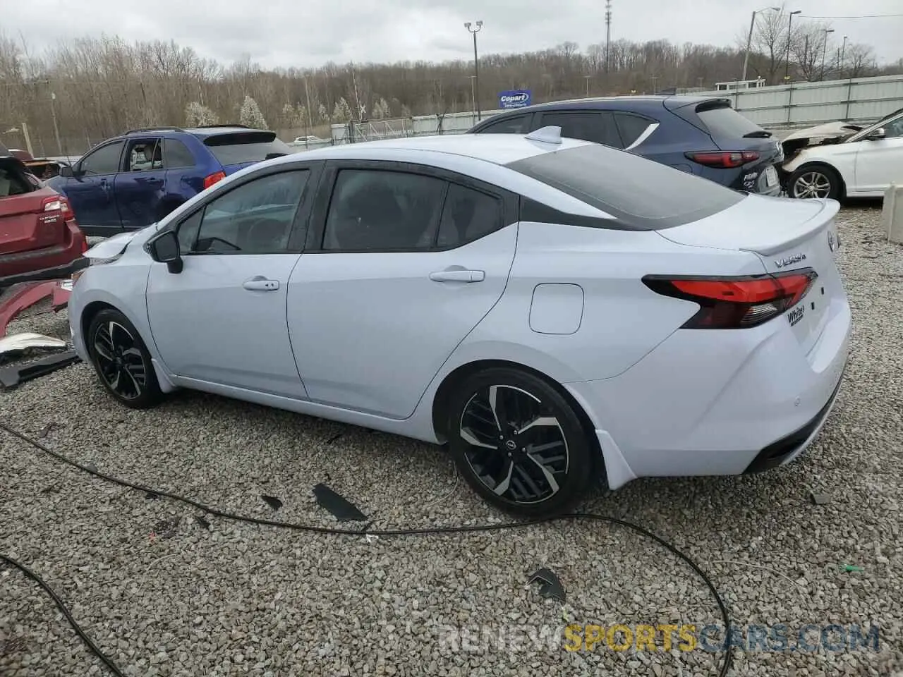 2 fotografías del automóvil dañado 3N1CN8FVXRL821142 NISSAN VERSA 2024