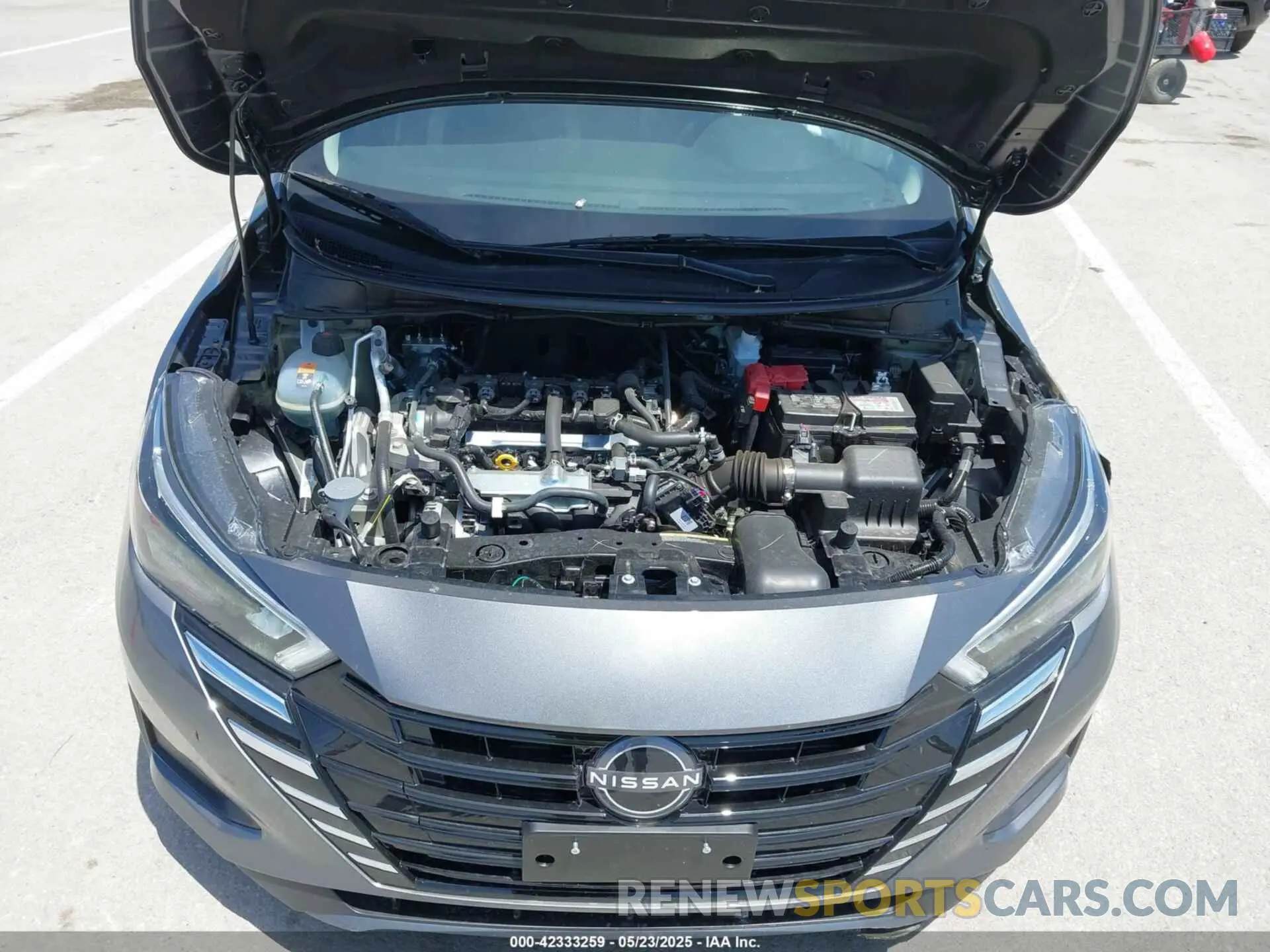 10 fotografías del automóvil dañado 3N1CN8DV0SL844308 NISSAN VERSA 2025