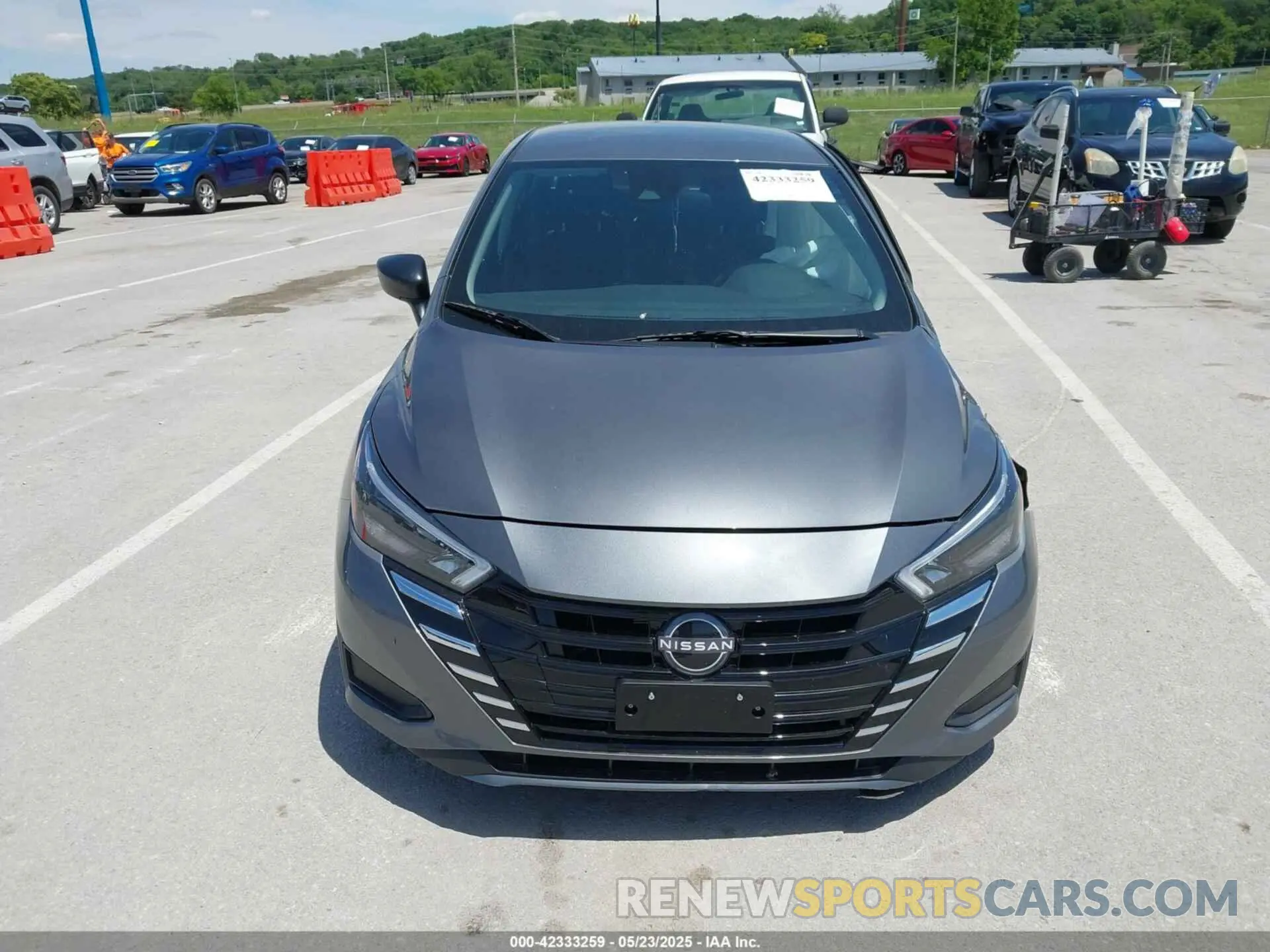 12 fotografías del automóvil dañado 3N1CN8DV0SL844308 NISSAN VERSA 2025