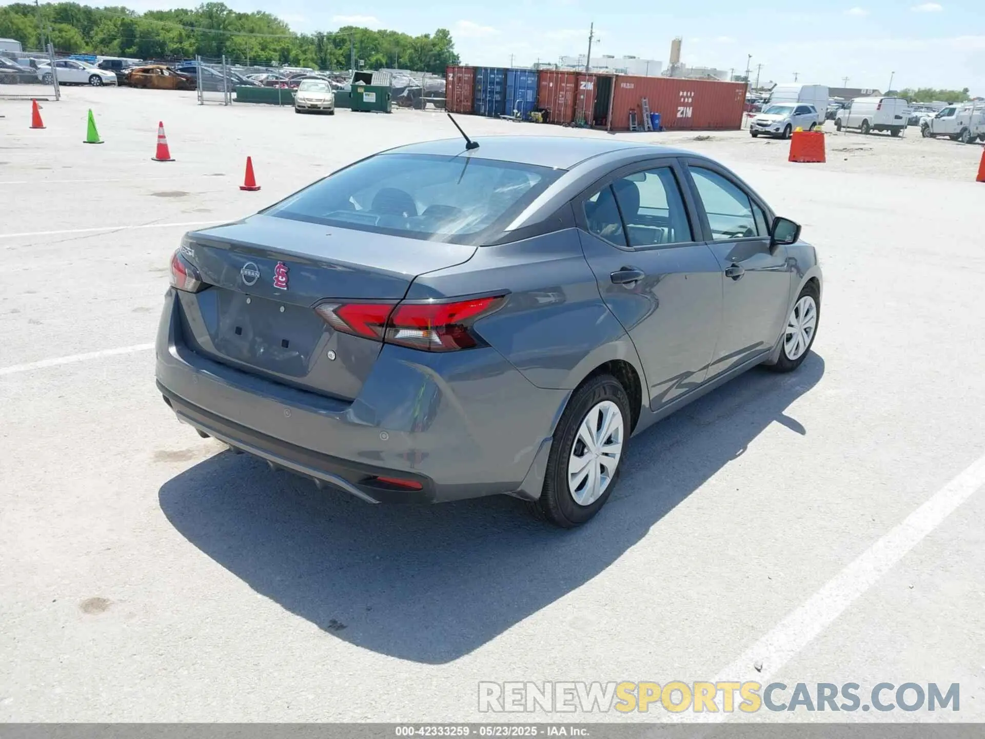 4 fotografías del automóvil dañado 3N1CN8DV0SL844308 NISSAN VERSA 2025