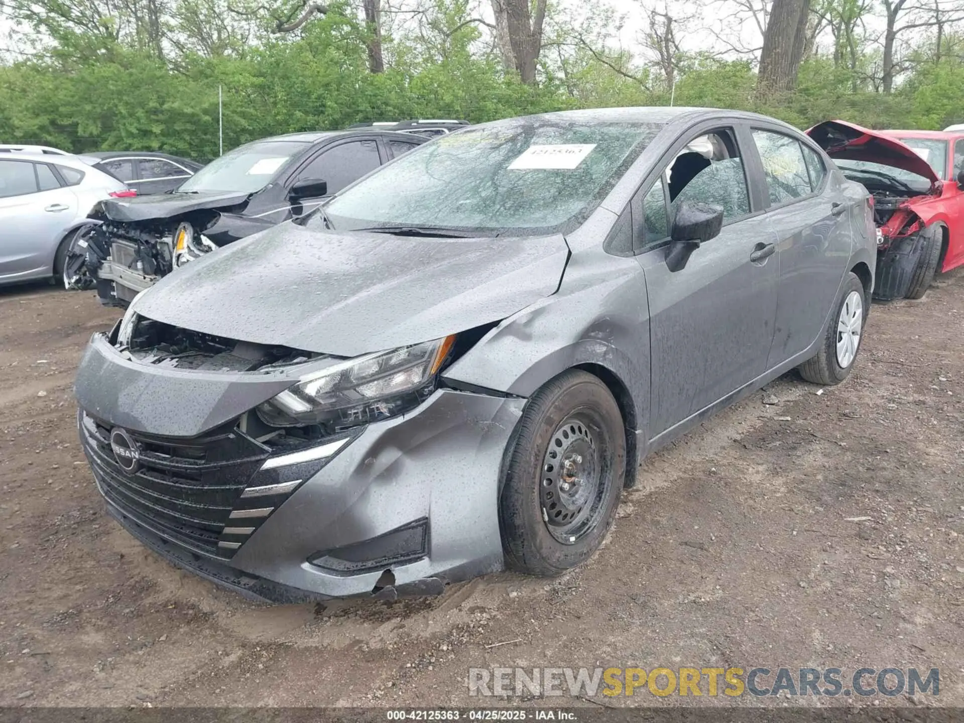 6 fotografías del automóvil dañado 3N1CN8DV3SL834646 NISSAN VERSA 2025