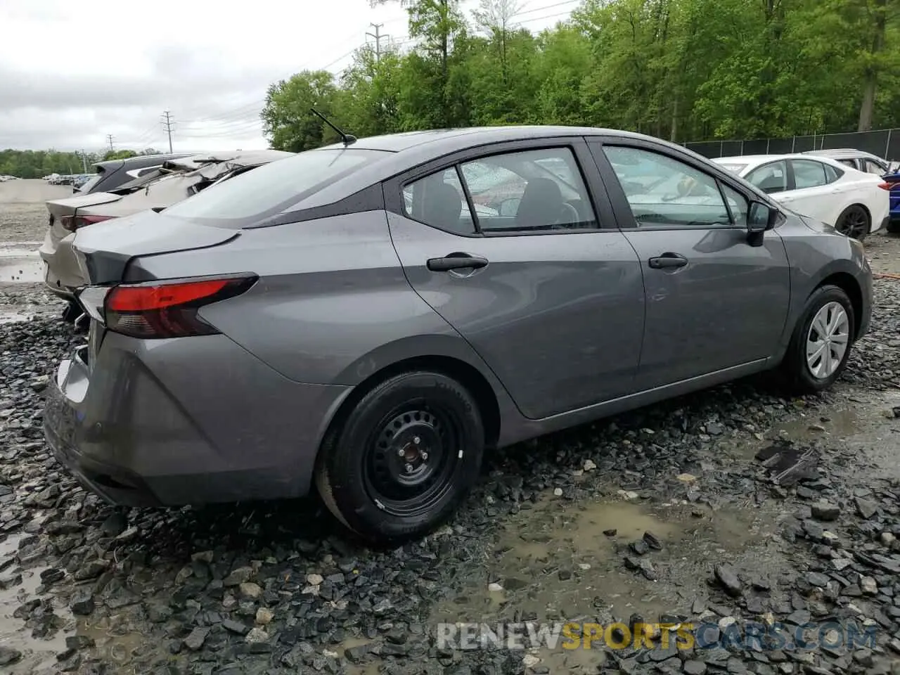 3 fotografías del automóvil dañado 3N1CN8DV3SL835473 NISSAN VERSA 2025