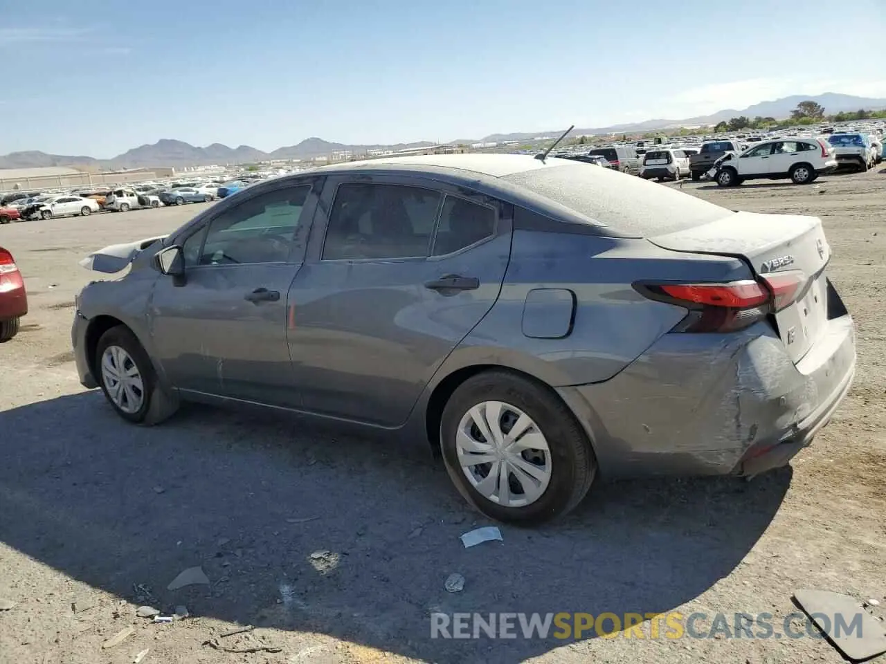 2 fotografías del automóvil dañado 3N1CN8DV7SL831670 NISSAN VERSA 2025
