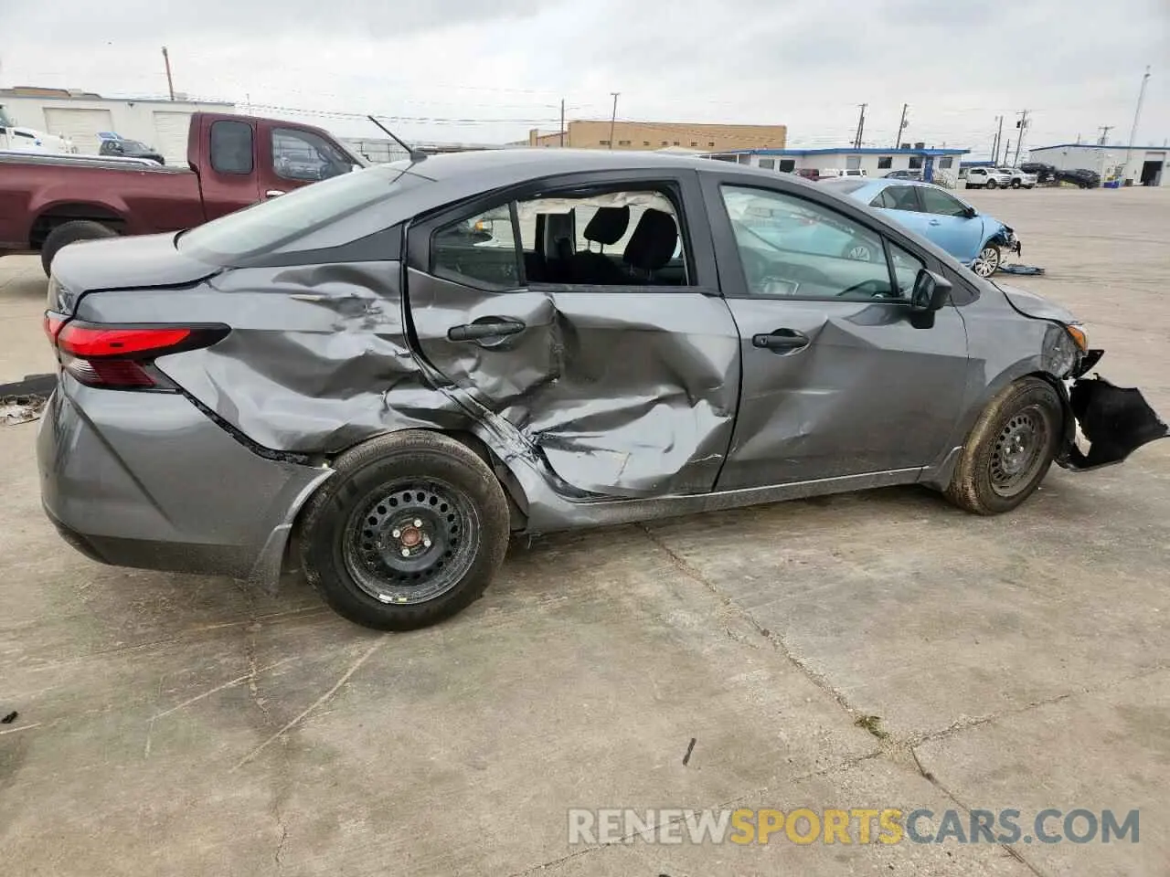 3 fotografías del automóvil dañado 3N1CN8DV8SL838563 NISSAN VERSA 2025