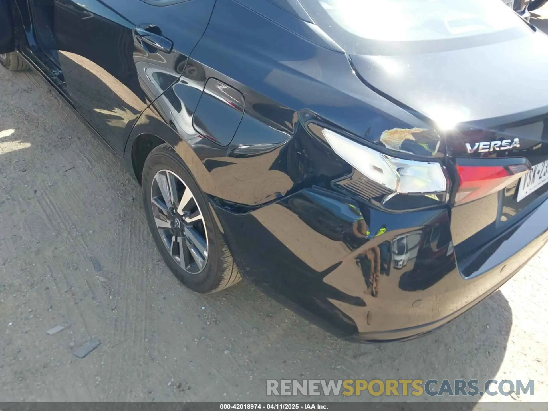 6 fotografías del automóvil dañado 3N1CN8EV0SL818175 NISSAN VERSA 2025