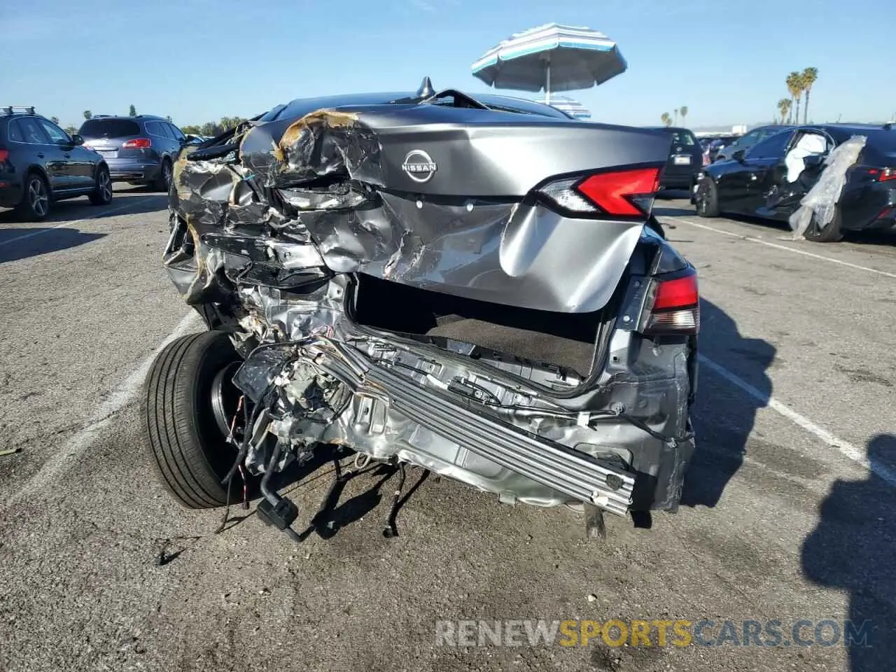 6 fotografías del automóvil dañado 3N1CN8EV0SL821528 NISSAN VERSA 2025