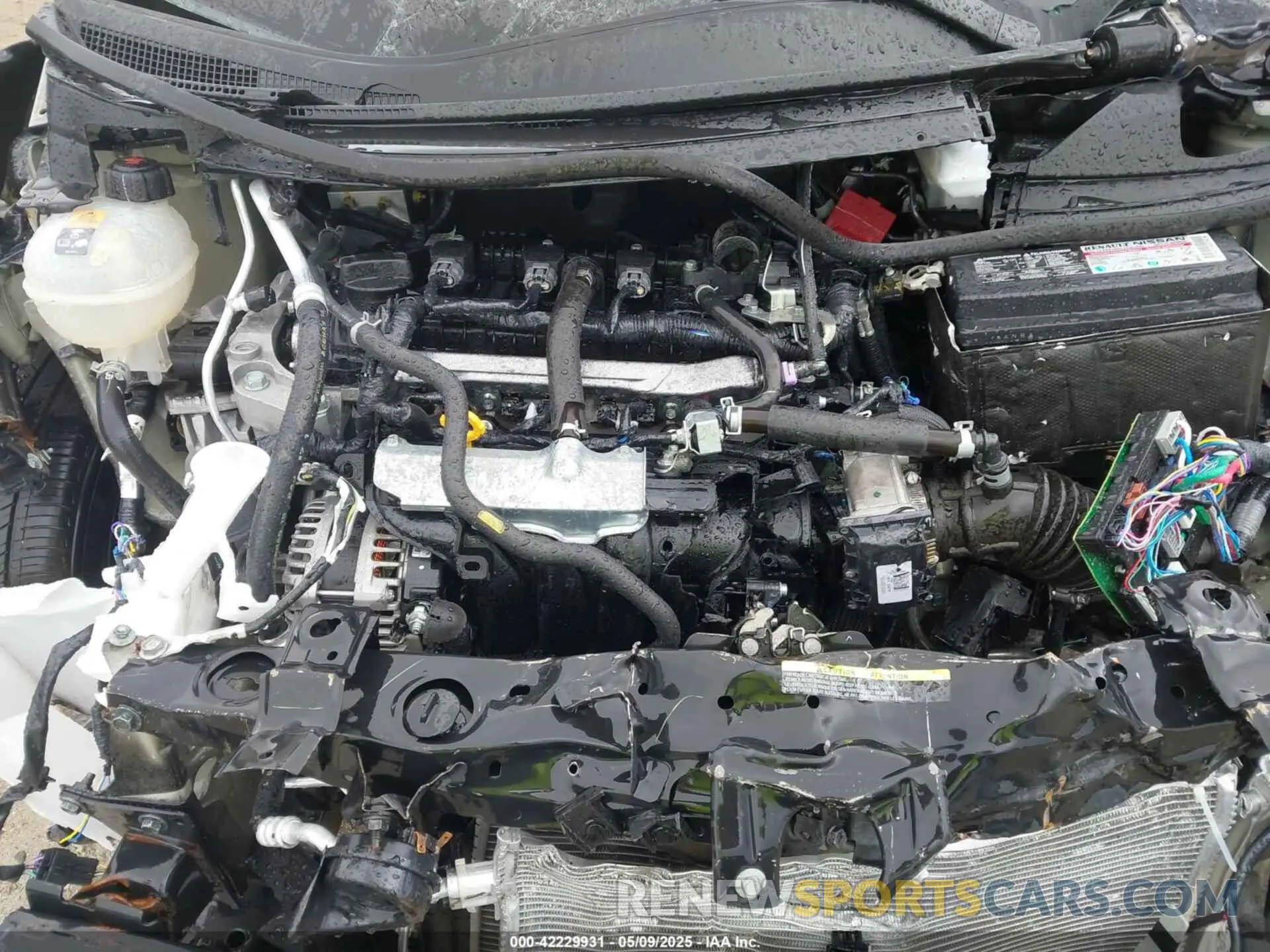 10 fotografías del automóvil dañado 3N1CN8EV1SL827211 NISSAN VERSA 2025