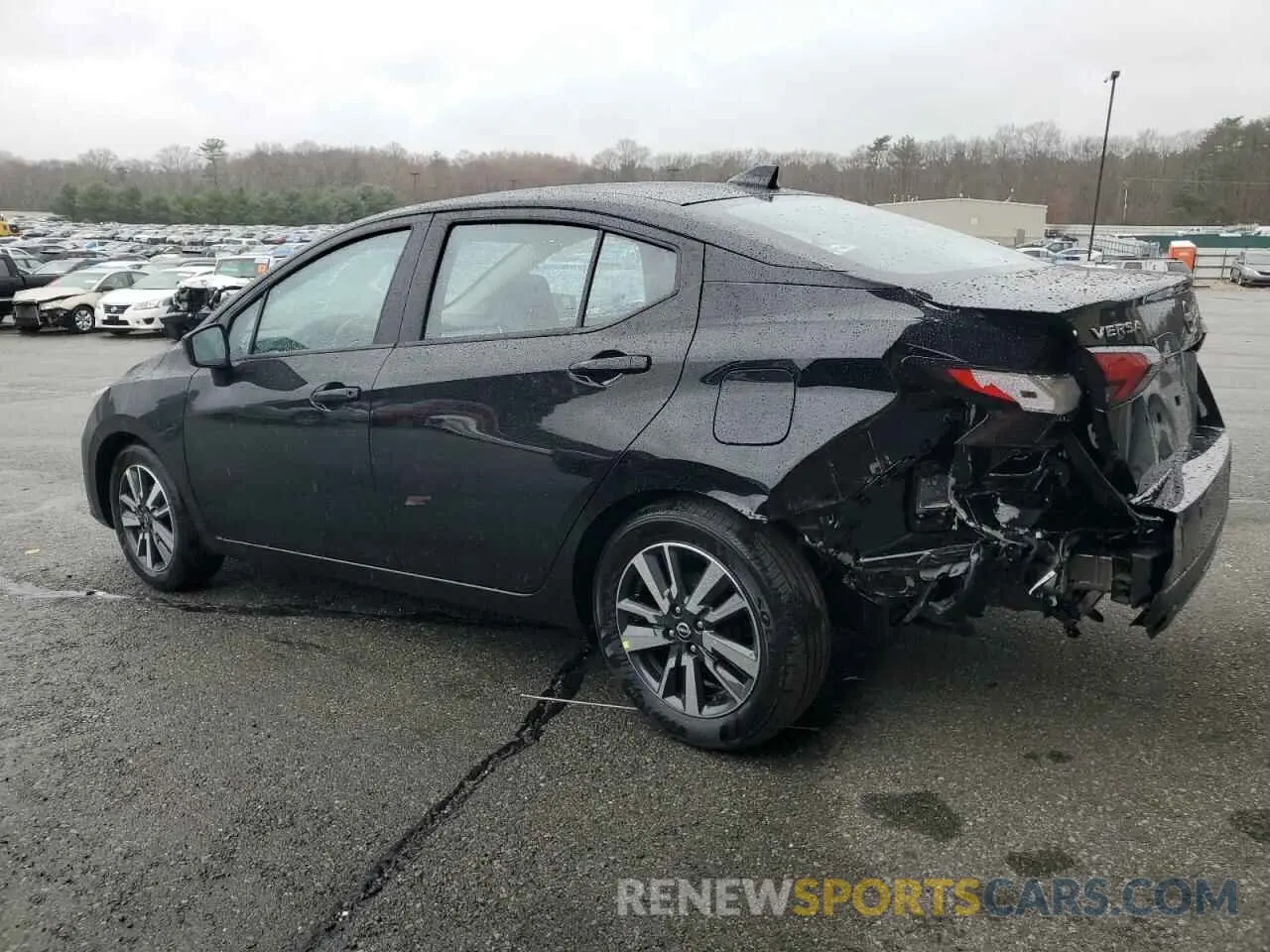 2 fotografías del automóvil dañado 3N1CN8EV1SL843912 NISSAN VERSA 2025