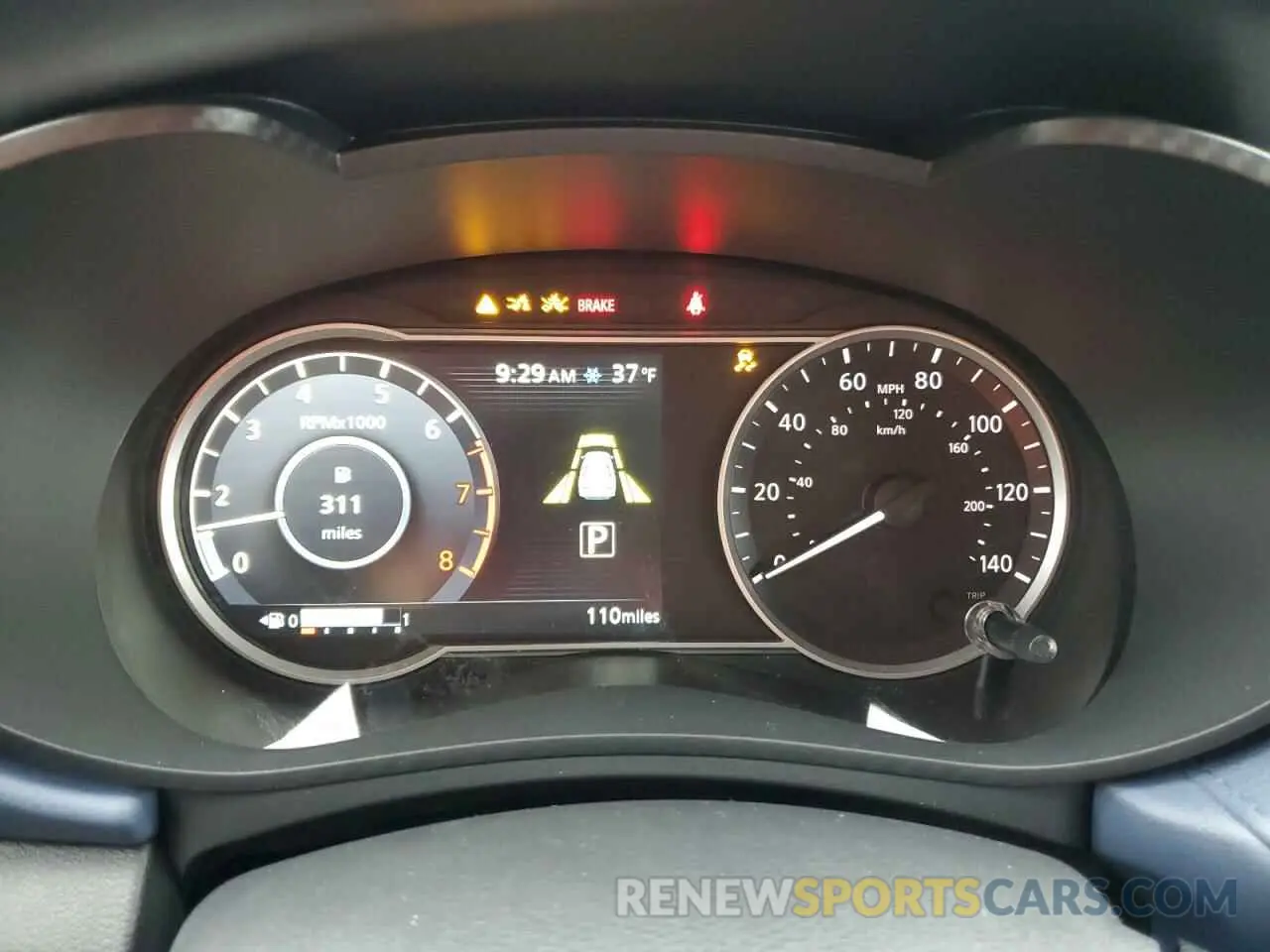 9 fotografías del automóvil dañado 3N1CN8EV1SL843912 NISSAN VERSA 2025