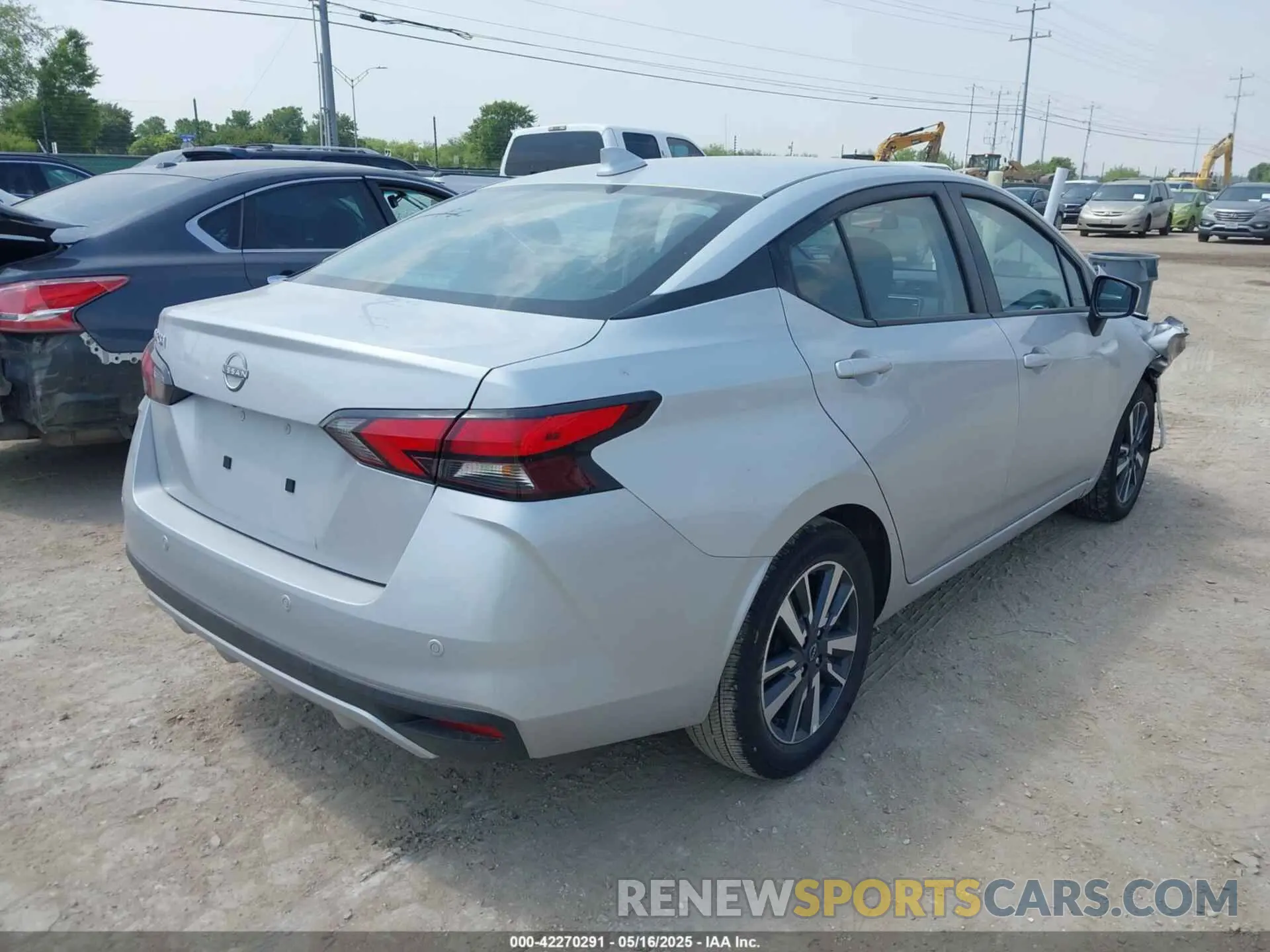 4 fotografías del automóvil dañado 3N1CN8EV2SL837049 NISSAN VERSA 2025