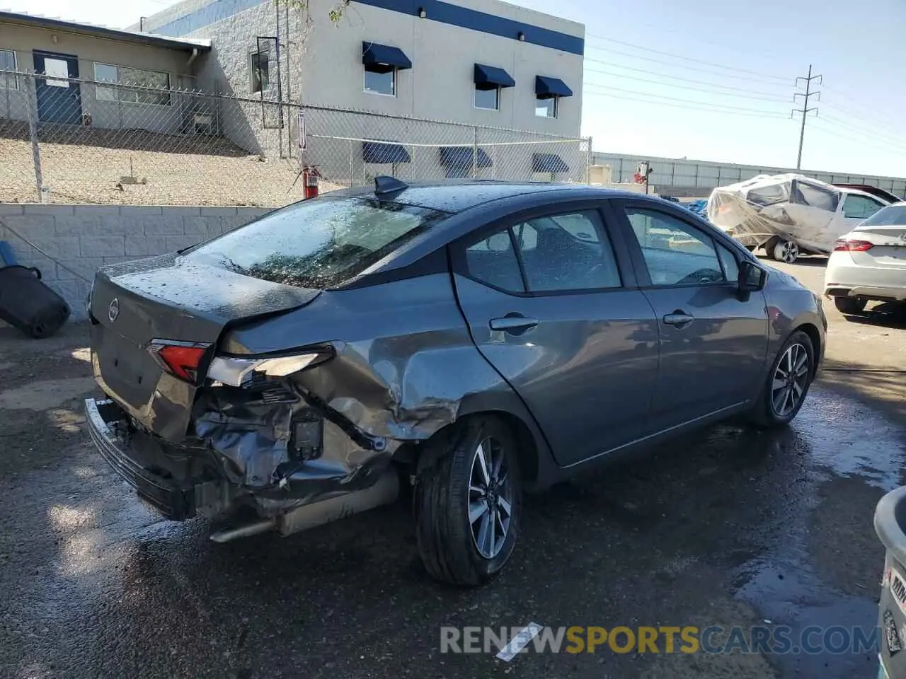 3 fotografías del automóvil dañado 3N1CN8EV2SL841229 NISSAN VERSA 2025