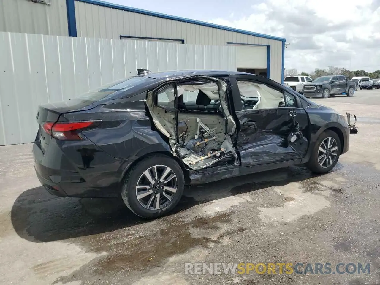 3 fotografías del automóvil dañado 3N1CN8EV3SL832099 NISSAN VERSA 2025